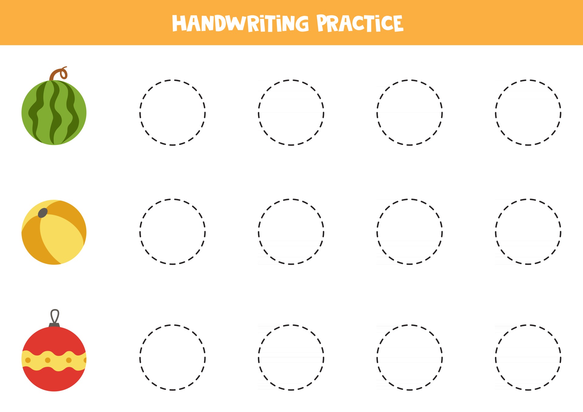 Write circle