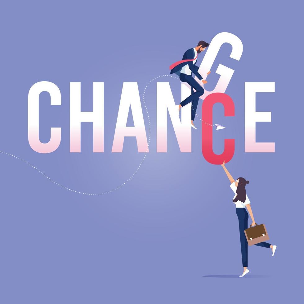 Personal development and career growth concept vector