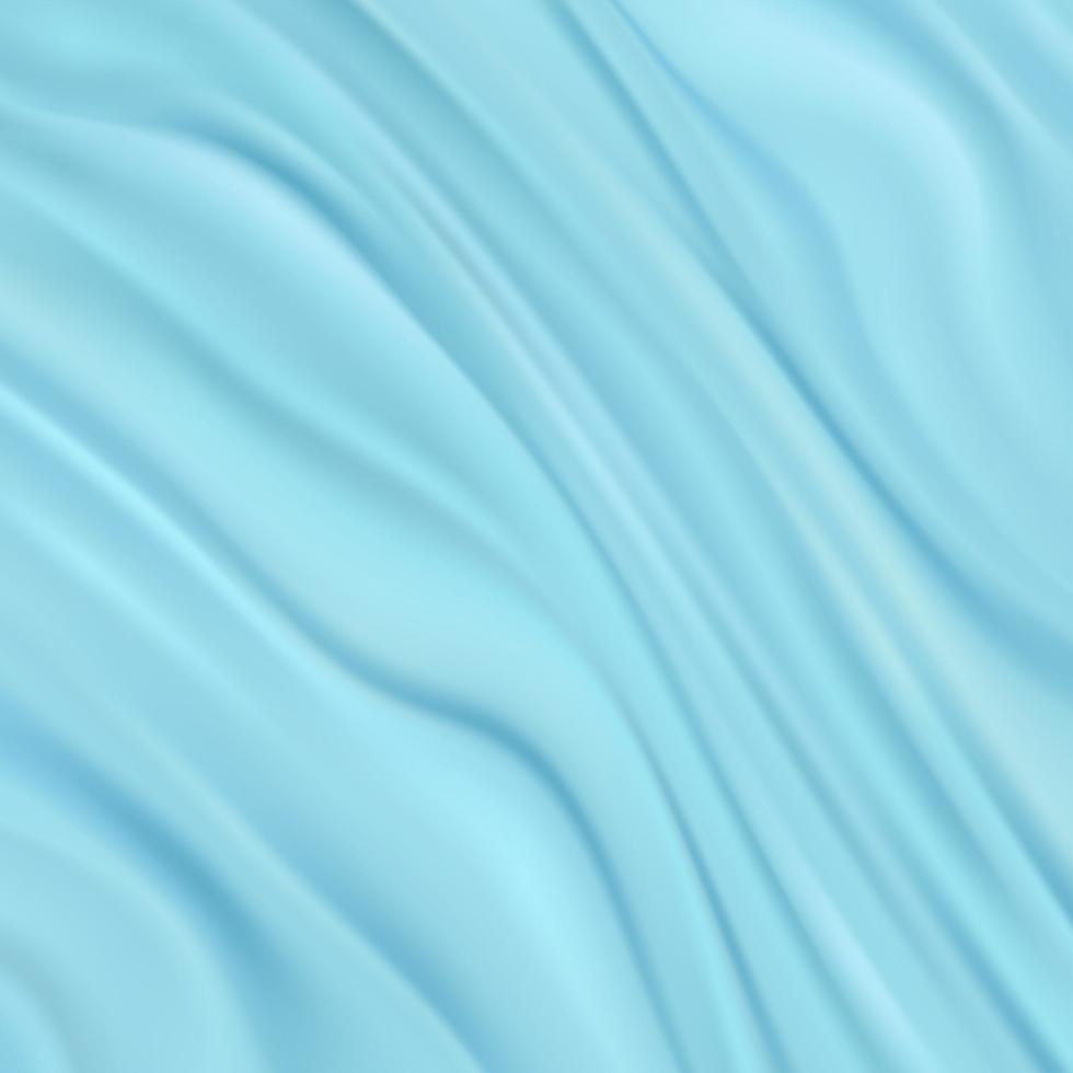 Abstract vector liquid or flowing background in blue or turquoise color