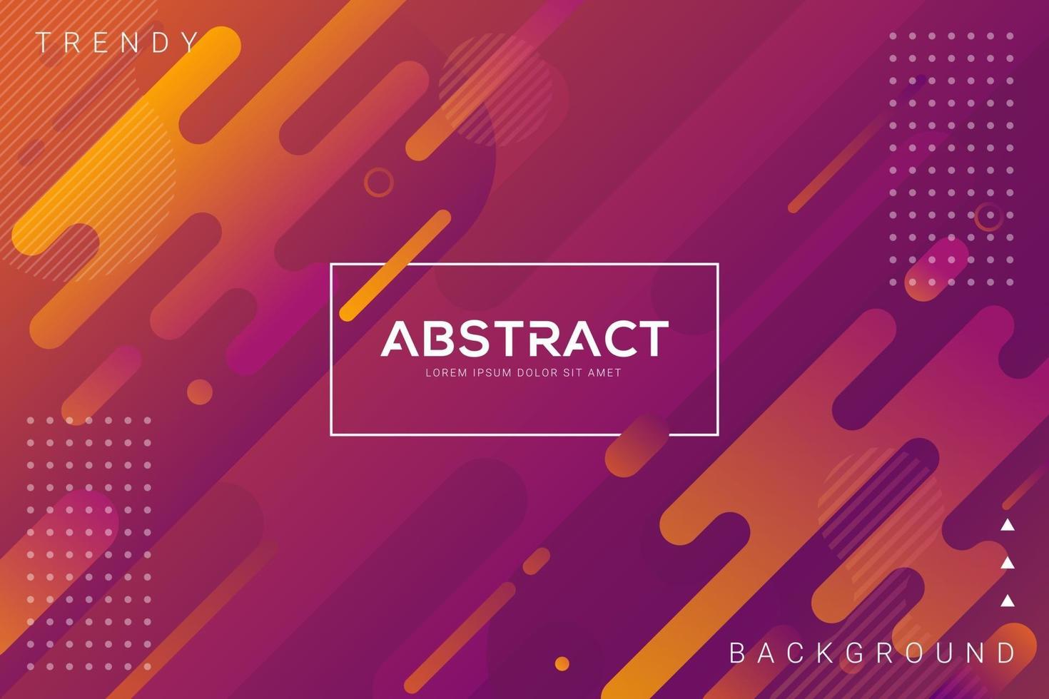 Dynamic abstract liquid trendy color gradation background vector