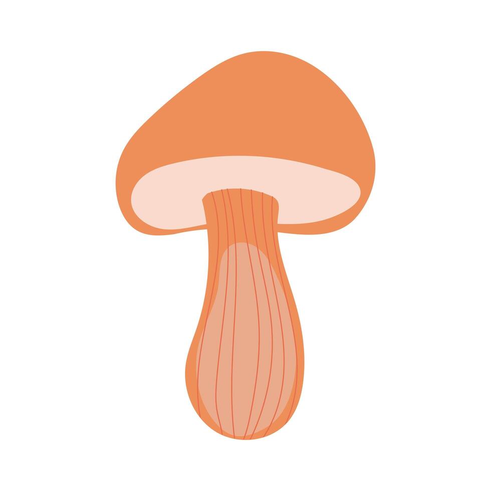 fungus plant hand draw style icon vector