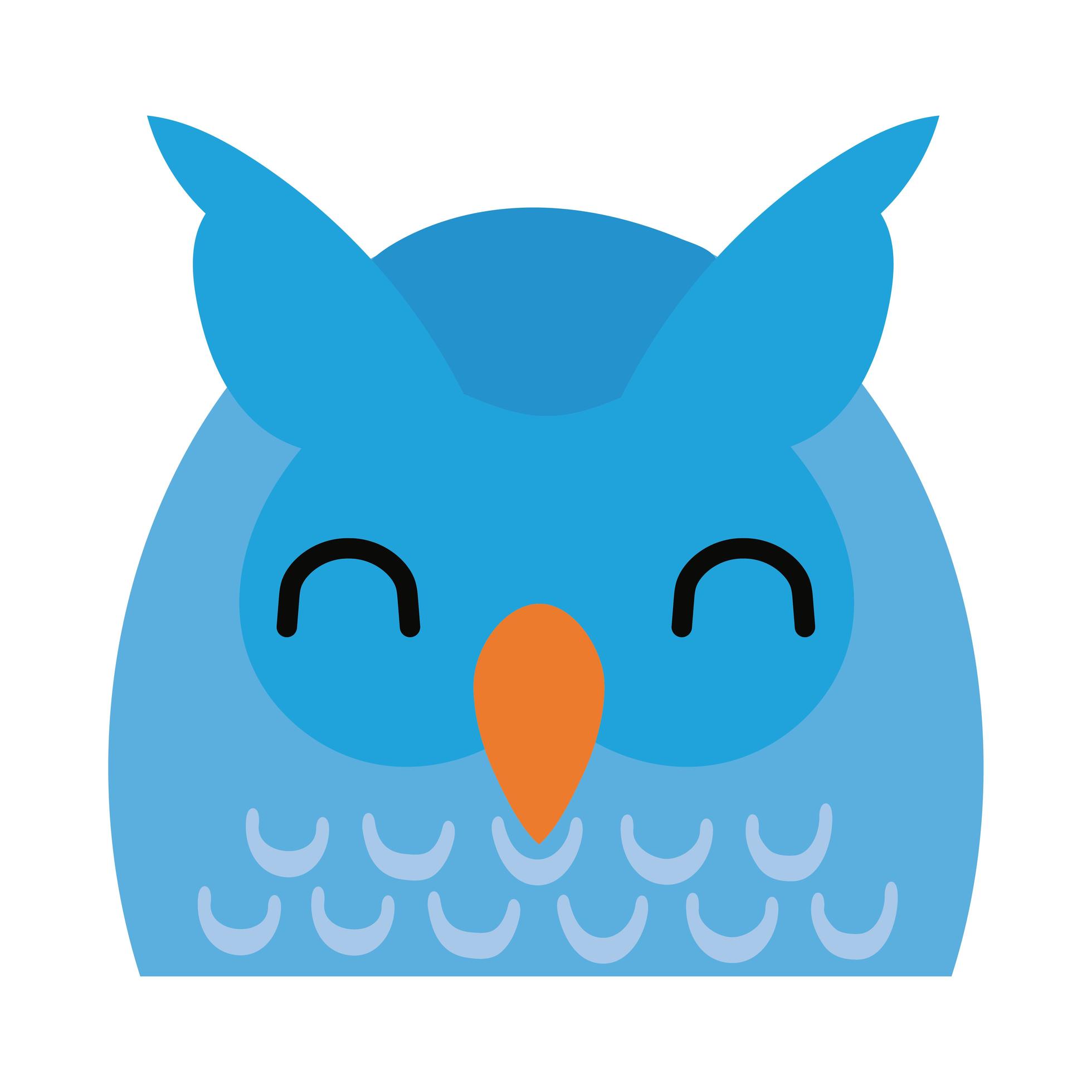 cute little owl bird flat style 2589295 Vector Art at Vecteezy