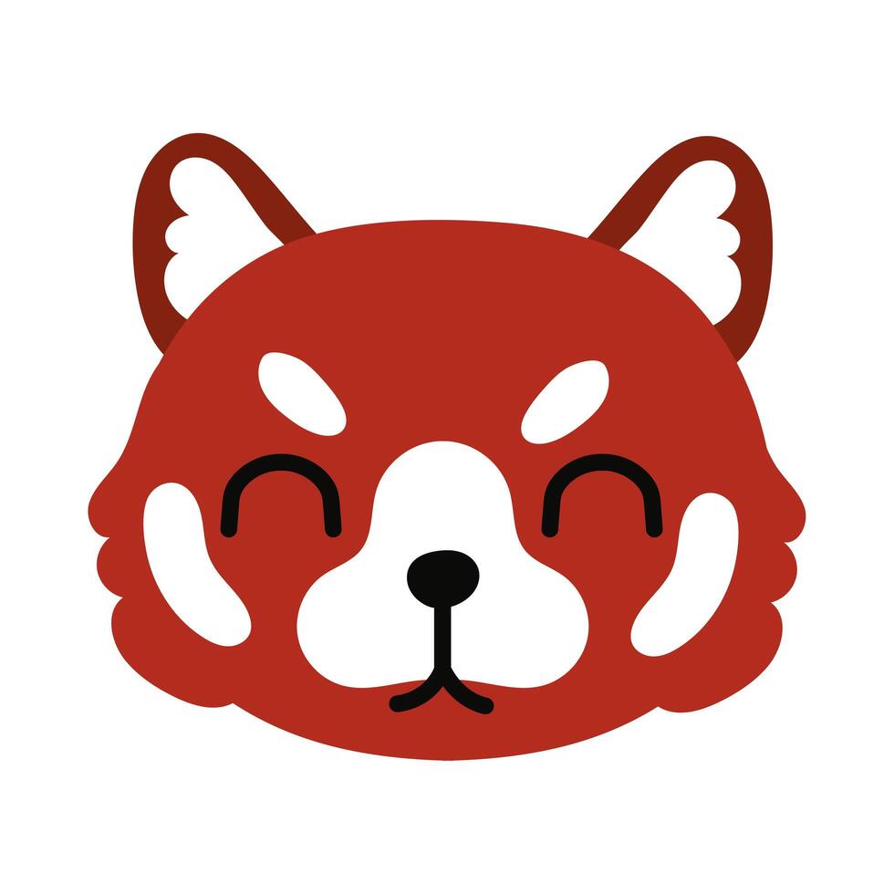 cute wolf wild animal flat style icon vector