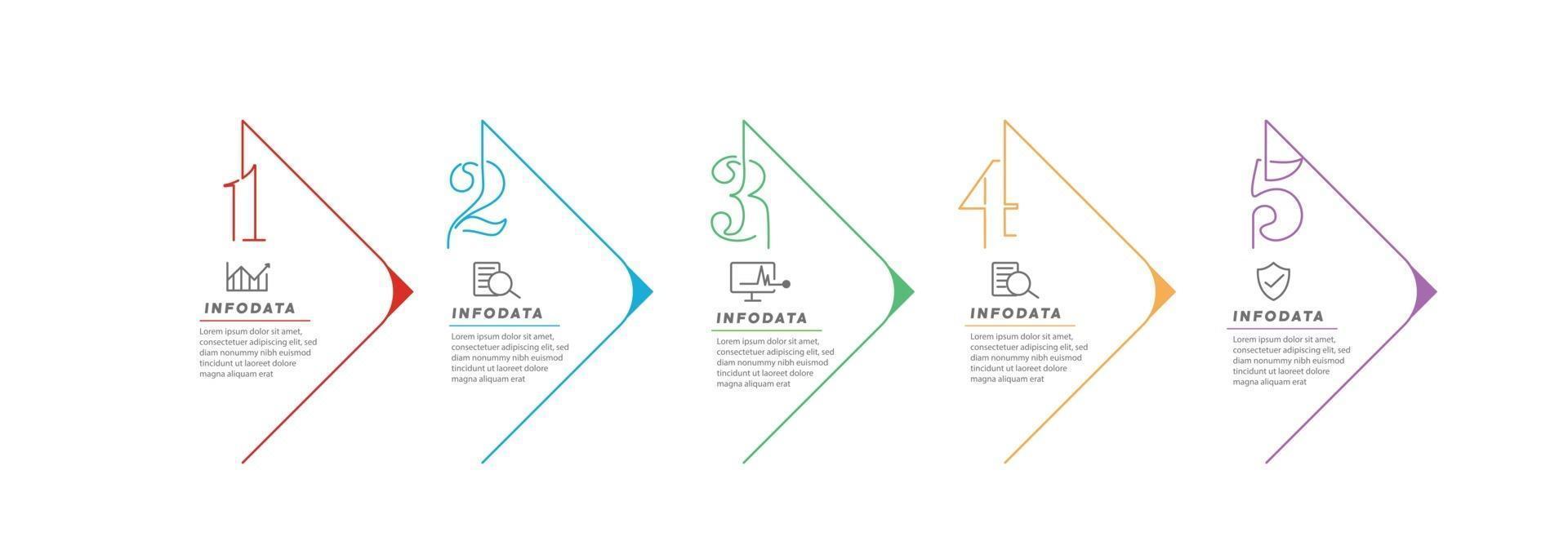 Design elements of business infographics Modern infochart marketing chart and graphs bar diagrams vector