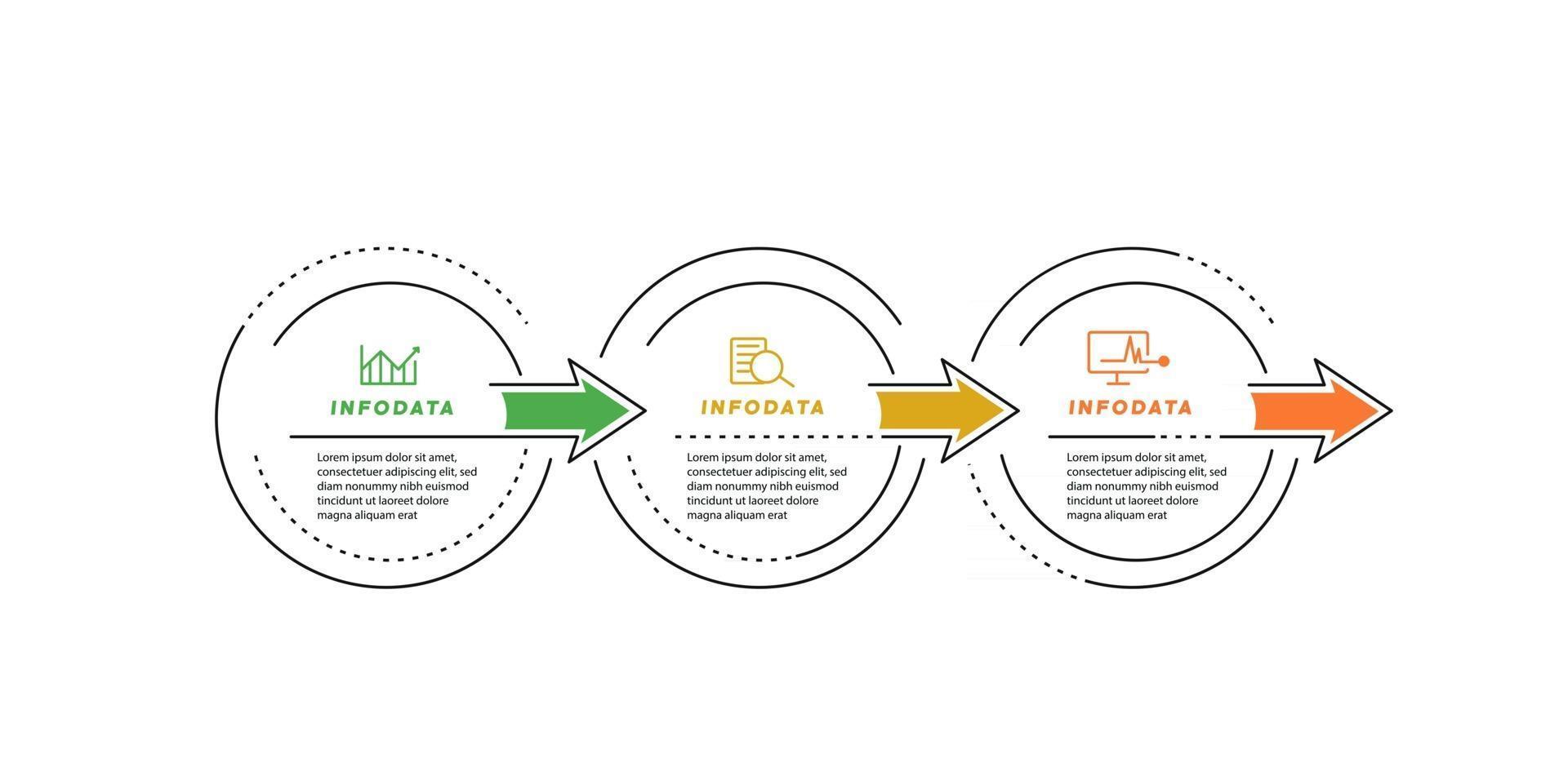 elementos de diseño de infografías de negocios infochart moderno marketing gráfico y gráficos diagramas de barras vector