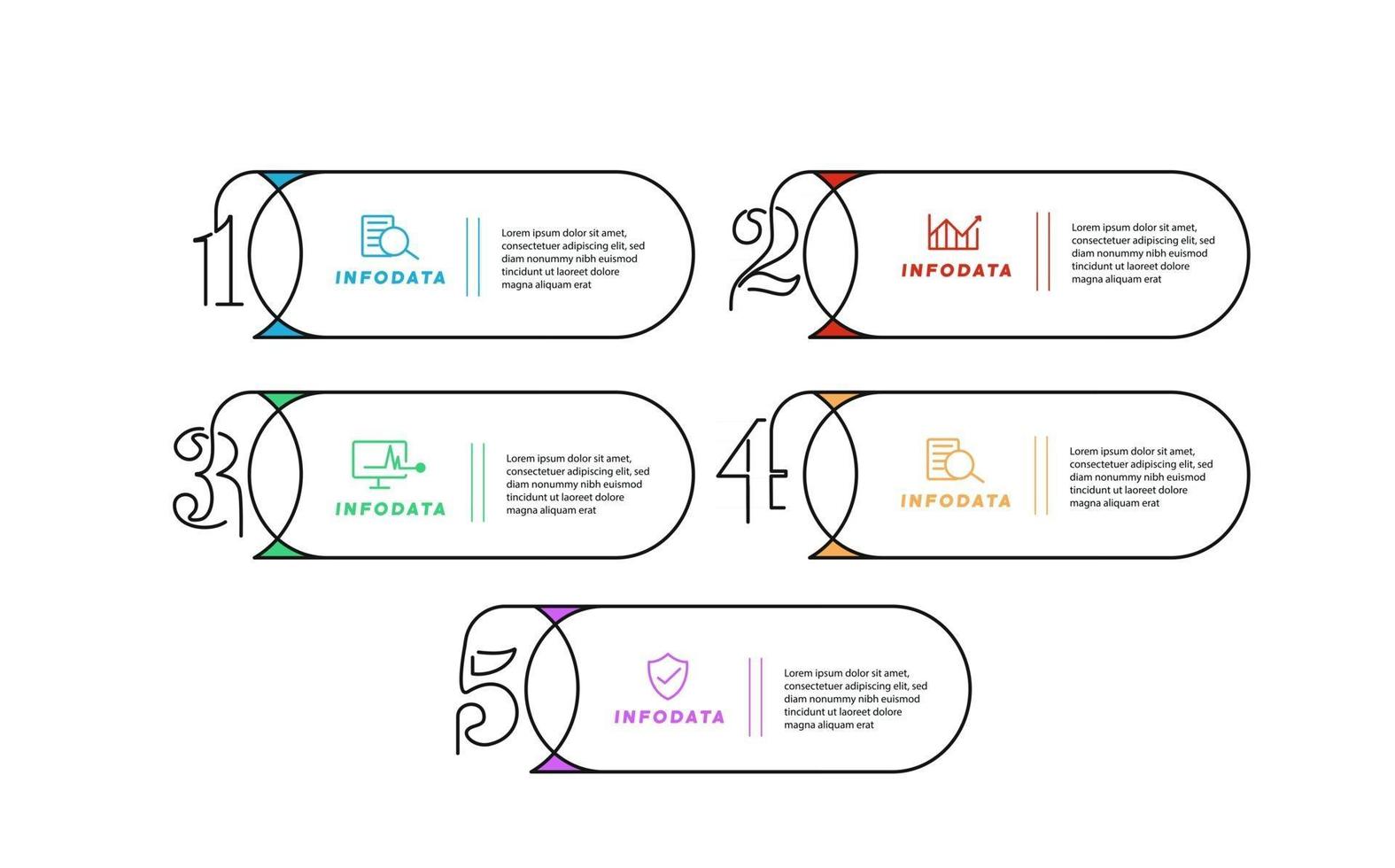 elementos de diseño de infografías de negocios infochart moderno marketing gráfico y gráficos diagramas de barras vector