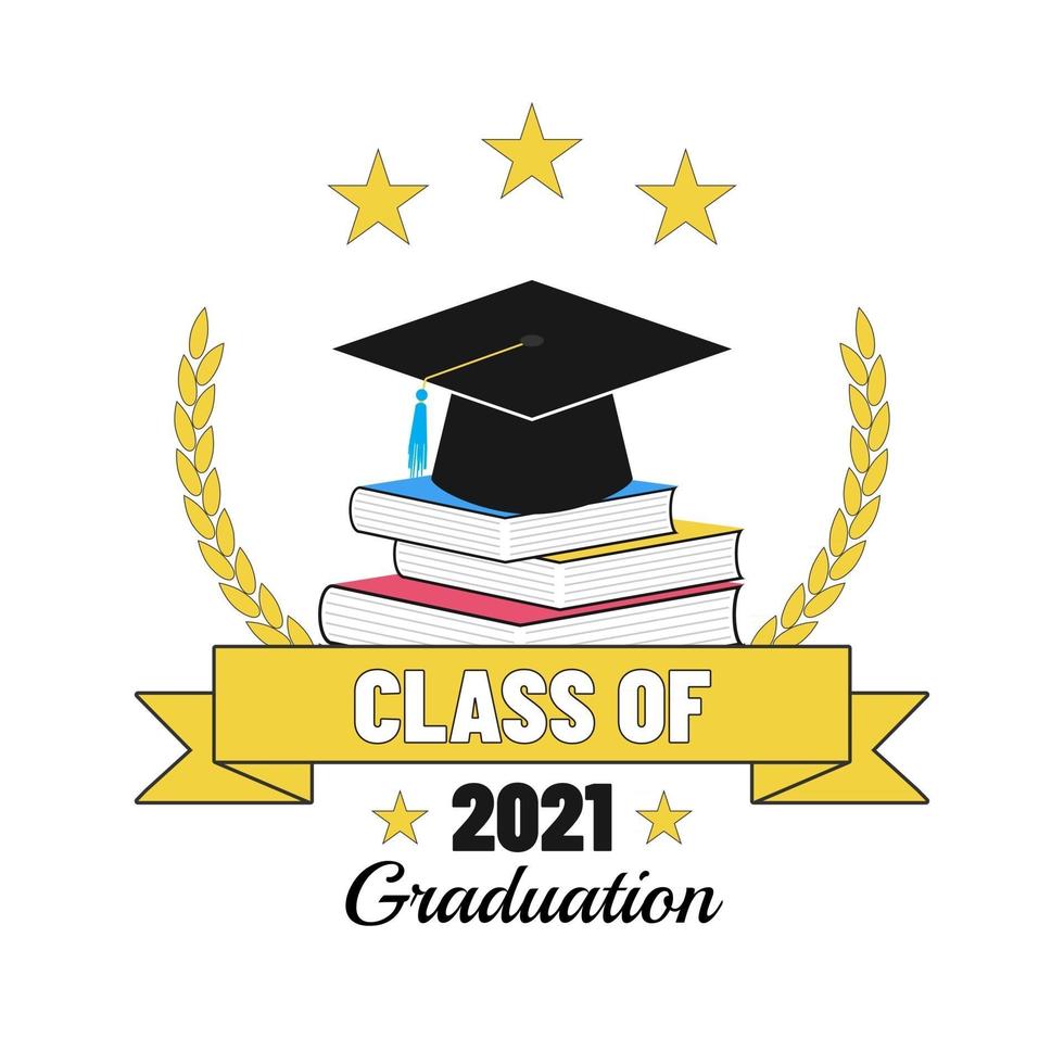 Beautiful graduation on a transparent background vector