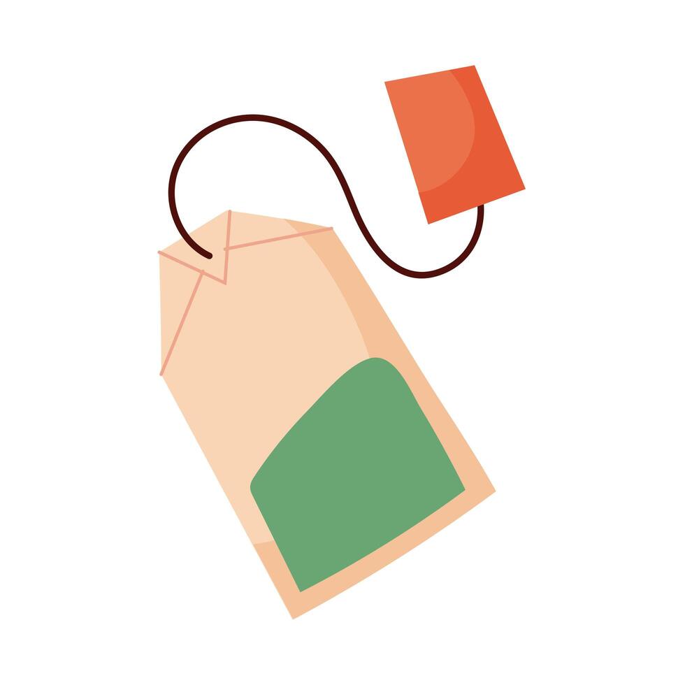 tea bag hand draw style vector