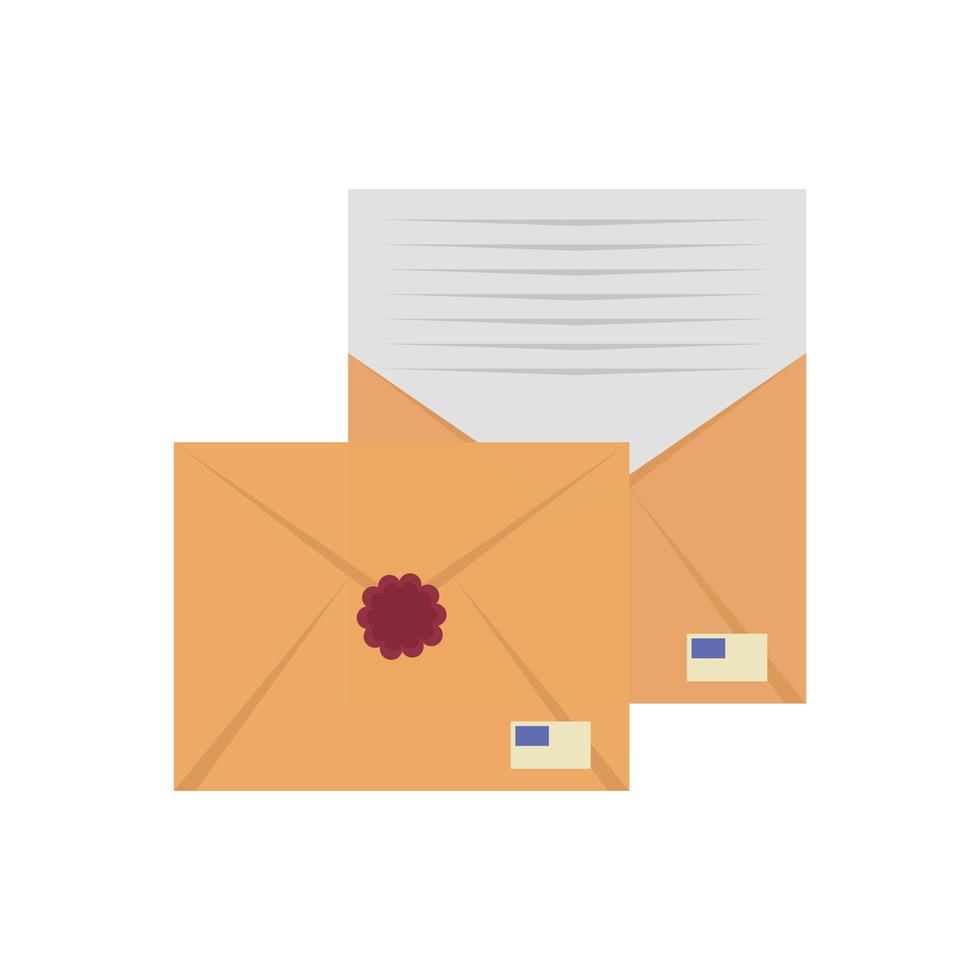 mail letter envelope vector