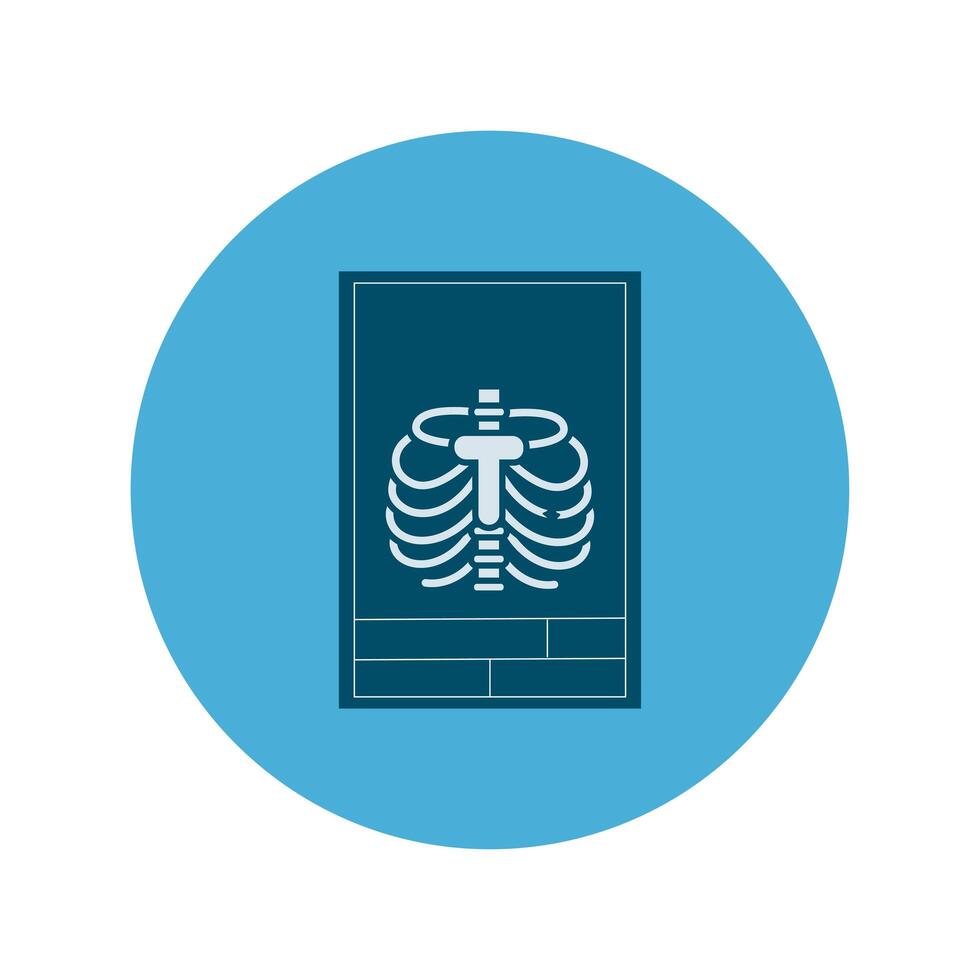 rx medical block and flat style icon vector