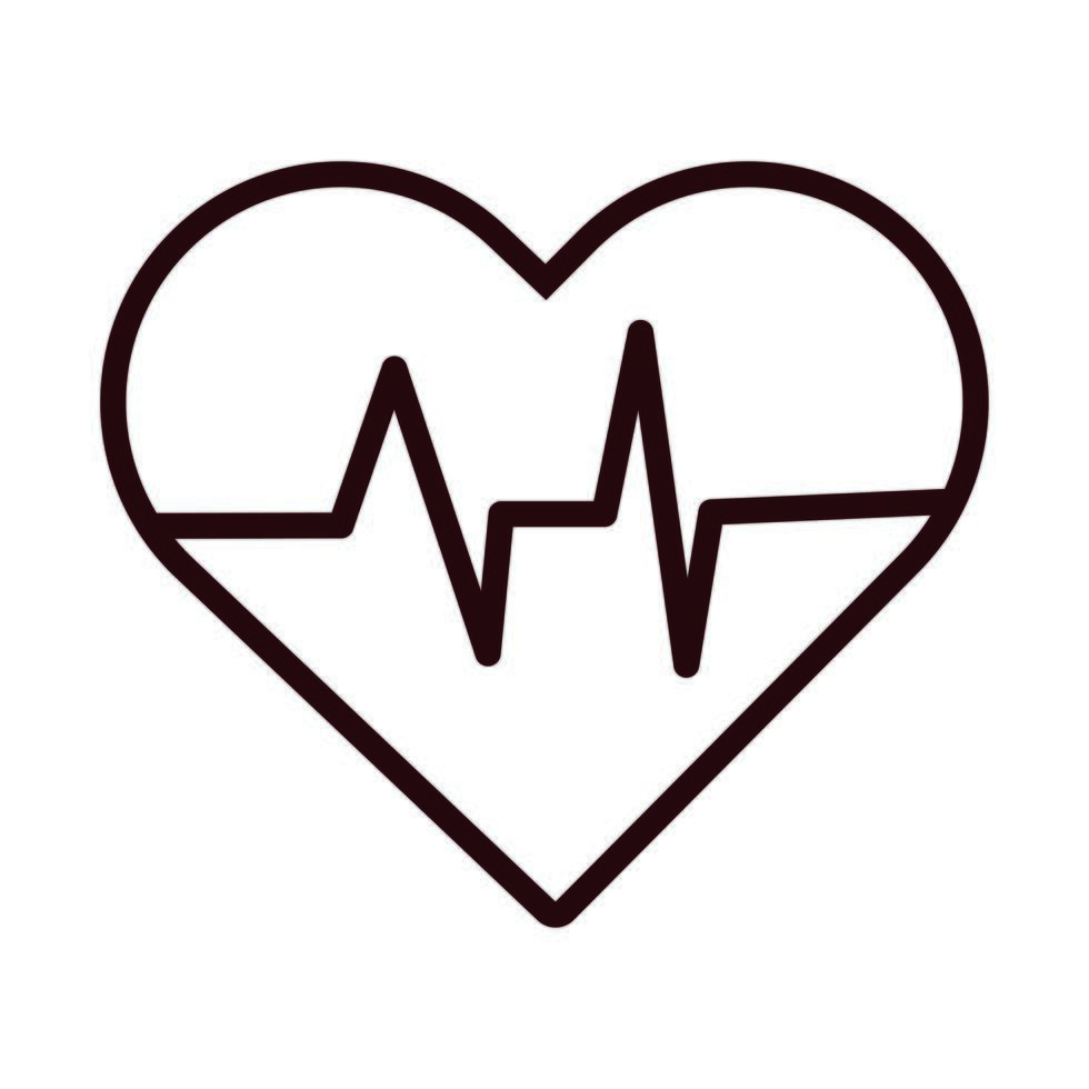 heart cardio line style icon 2590794 Vector Art at Vecteezy