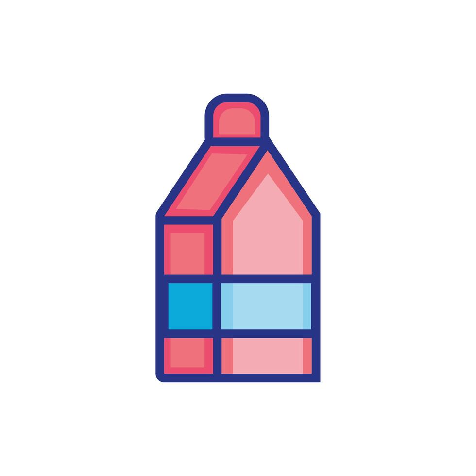 milk box carton isolated icon vector