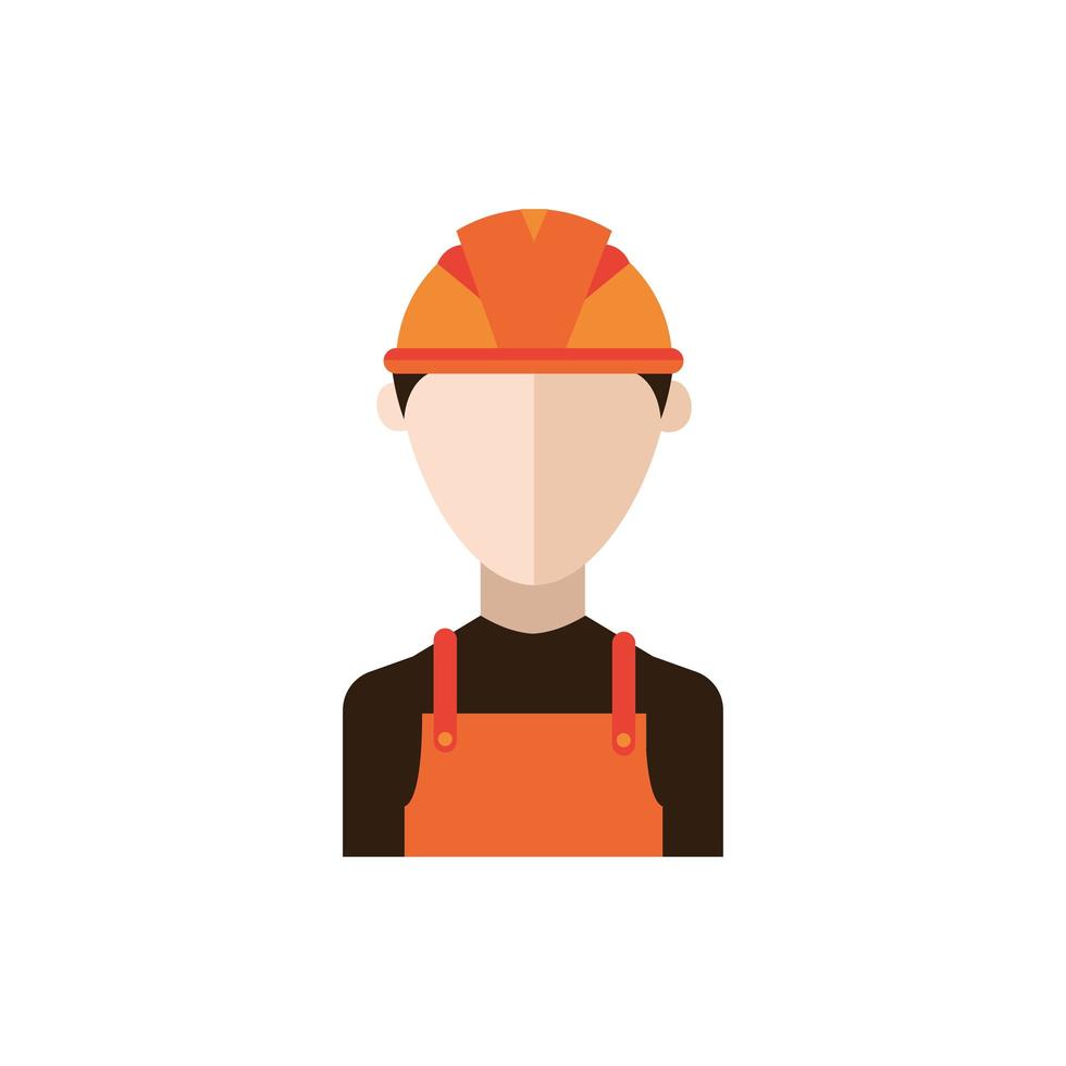 builder constructor worker character icon vector