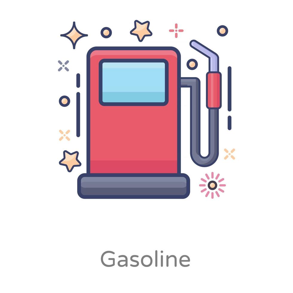 Fuel station  Gasoline vector