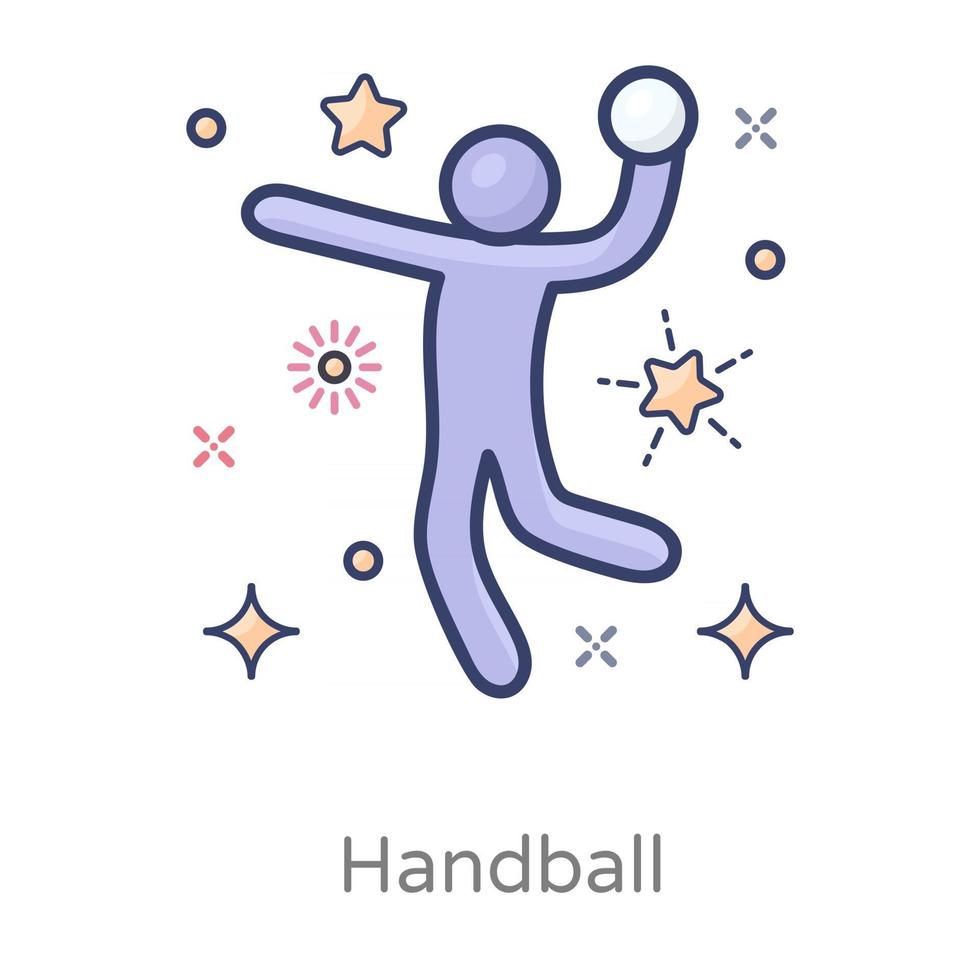 Handball Sports Design vector