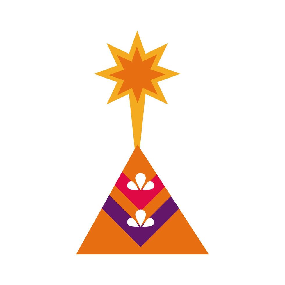 diwali vulcan firework flat style icon vector