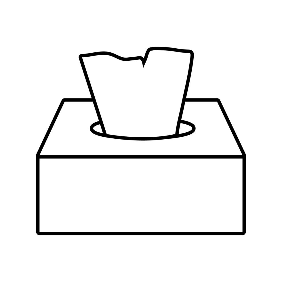 damp clothes line style icon vector