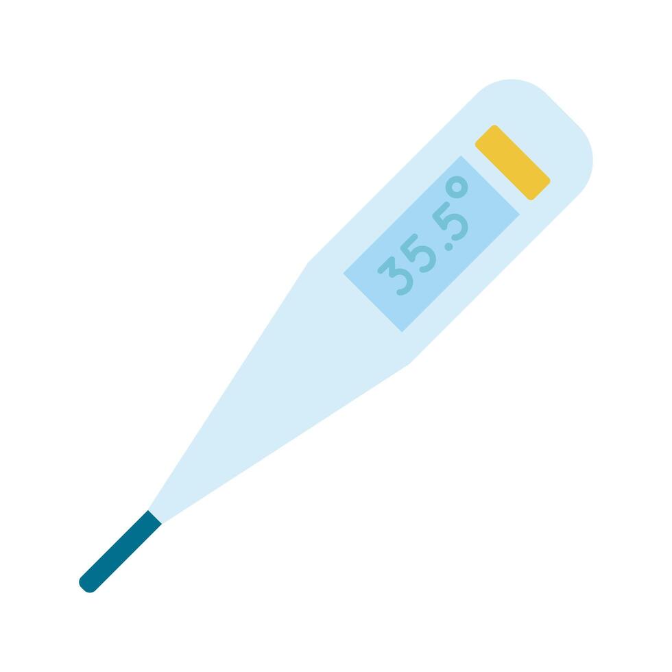 thermometer temperature measure flat style vector