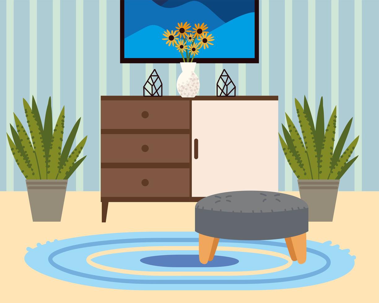 home stool picture vector
