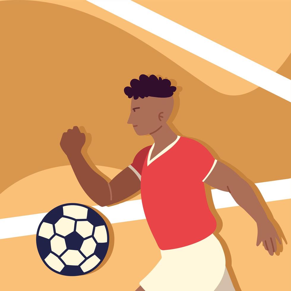 player soccer sport vector