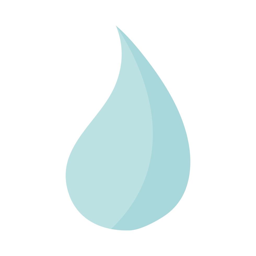 water drop liquid purity flat icon style vector