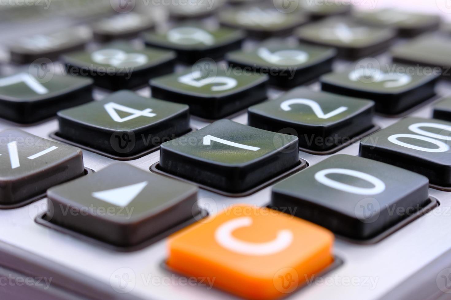 Close up calculator and macro calculator with number photo