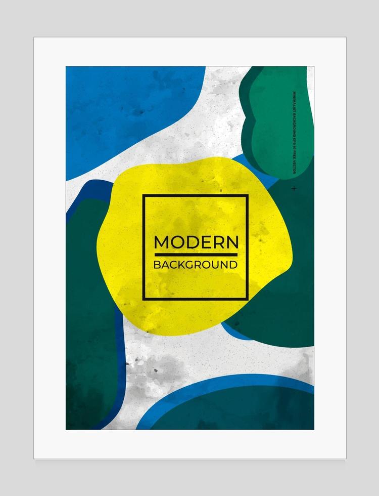 Fondo de ilustración de vector abstracto moderno limpio colorido minimalista con adecuado para libros cubre folletos folletos publicaciones sociales, etc.