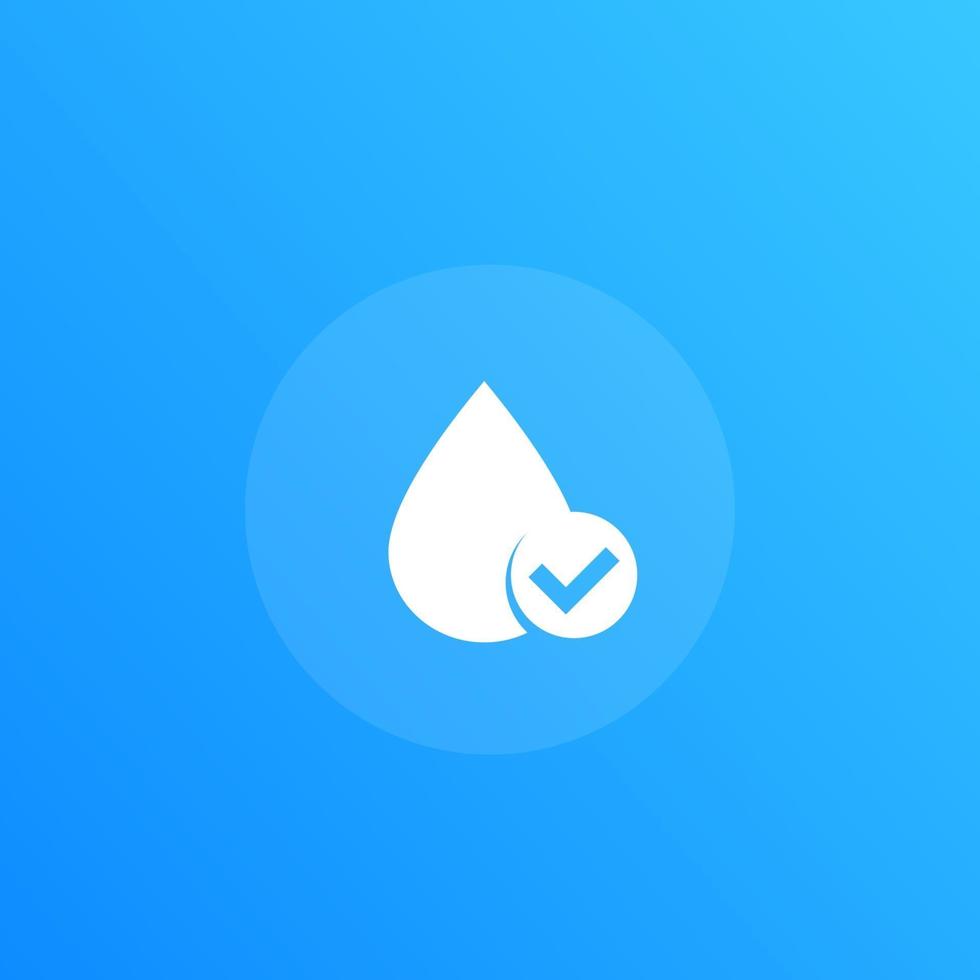 water drop vector icon