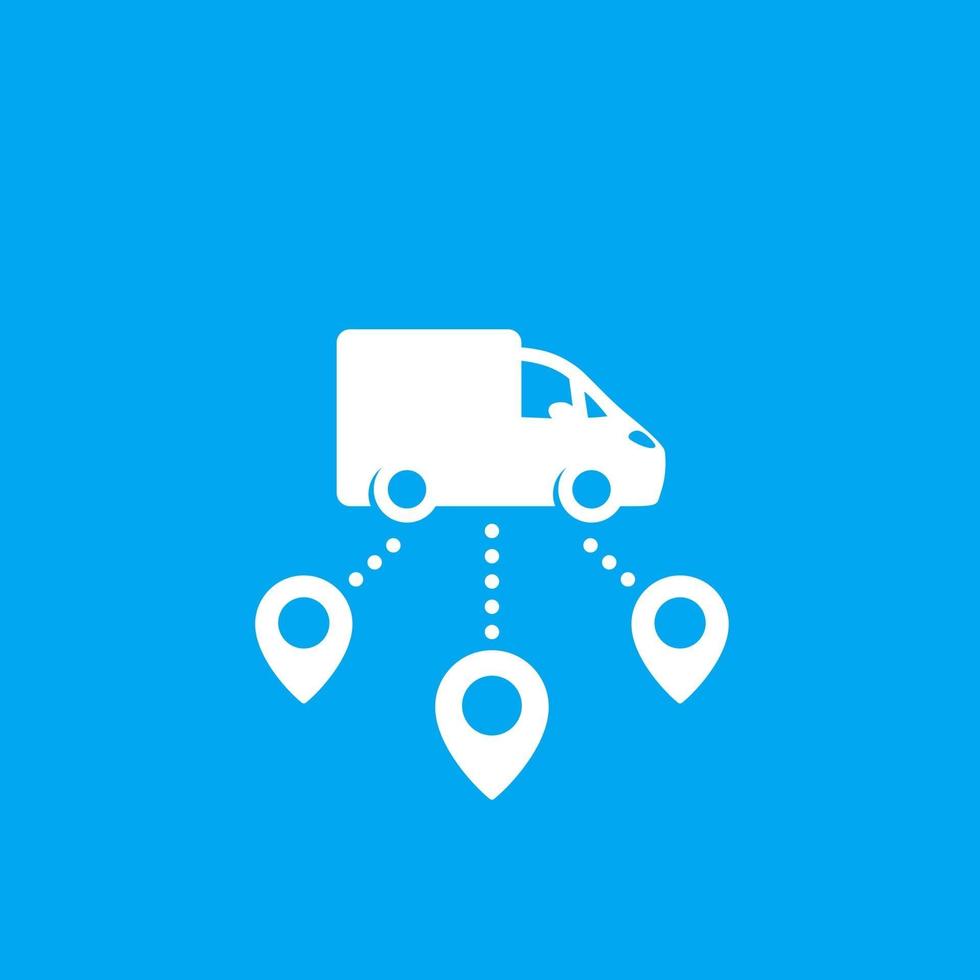 Logistics, delivery service vector icon