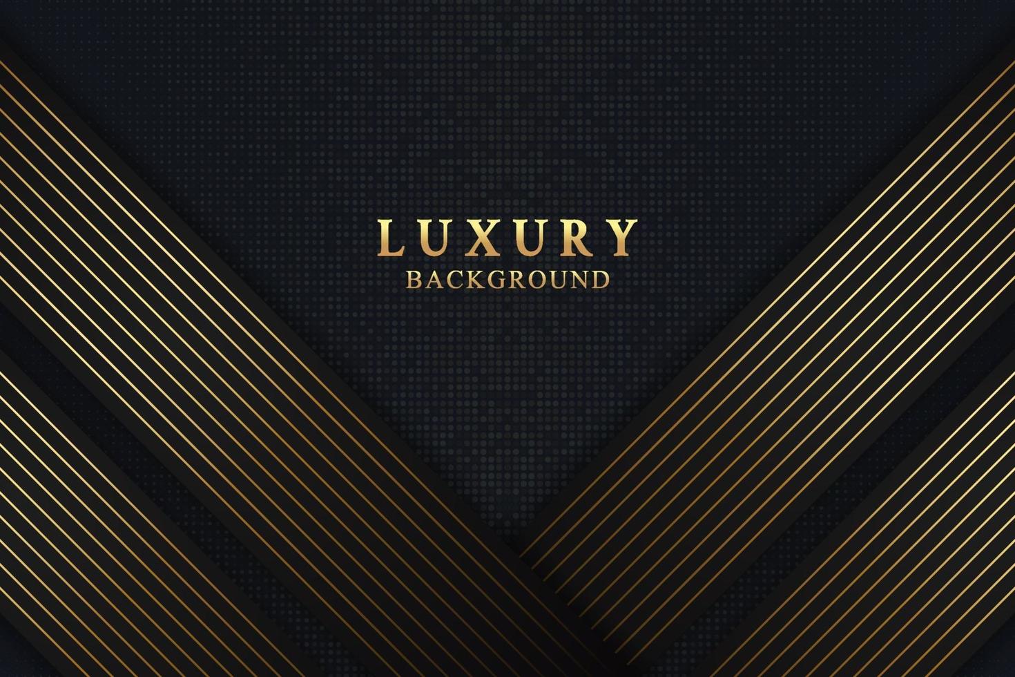 Abstract elegant luxury background concept with black and gold texture vector