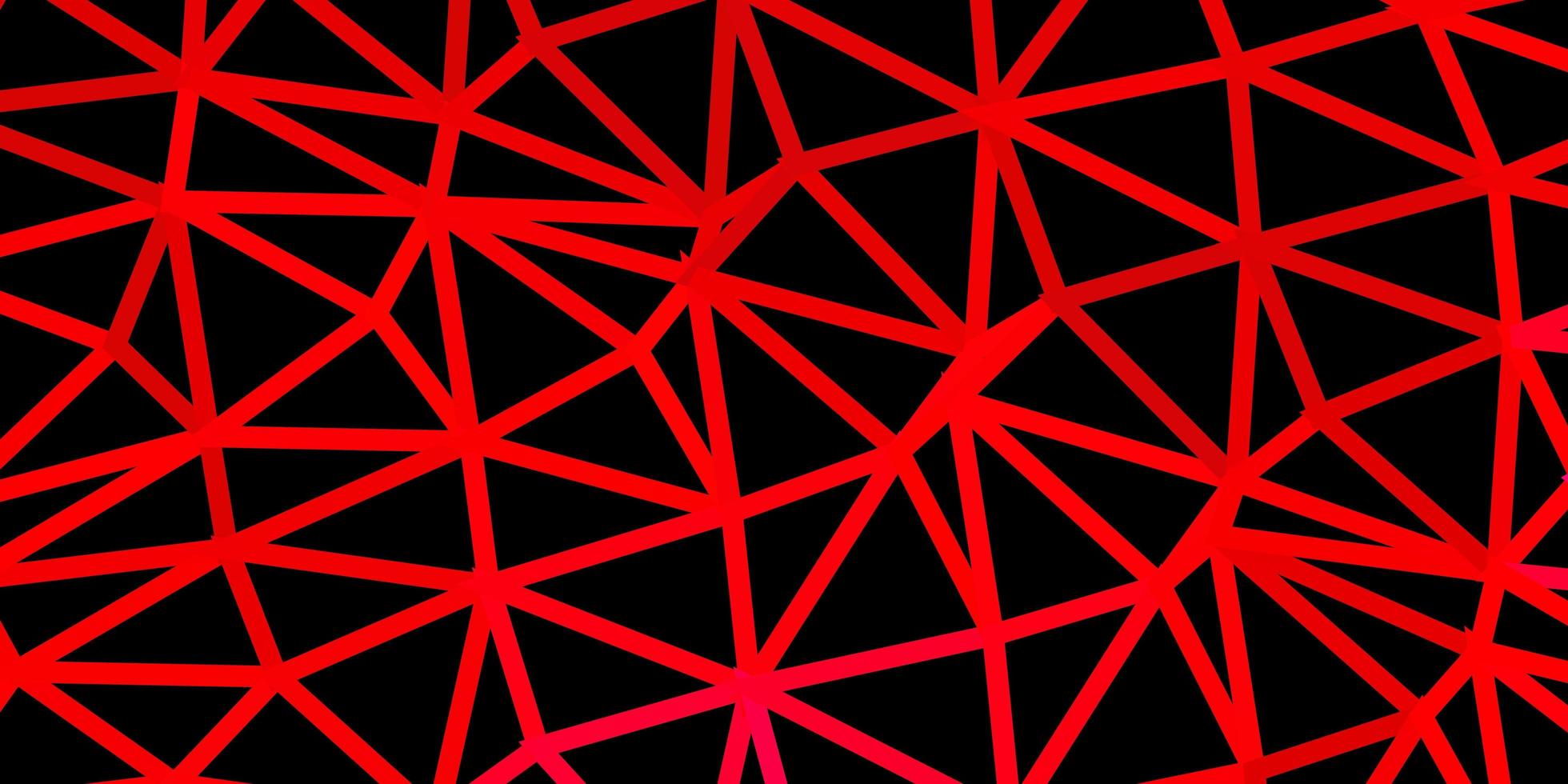 Dark pink red vector poly triangle template