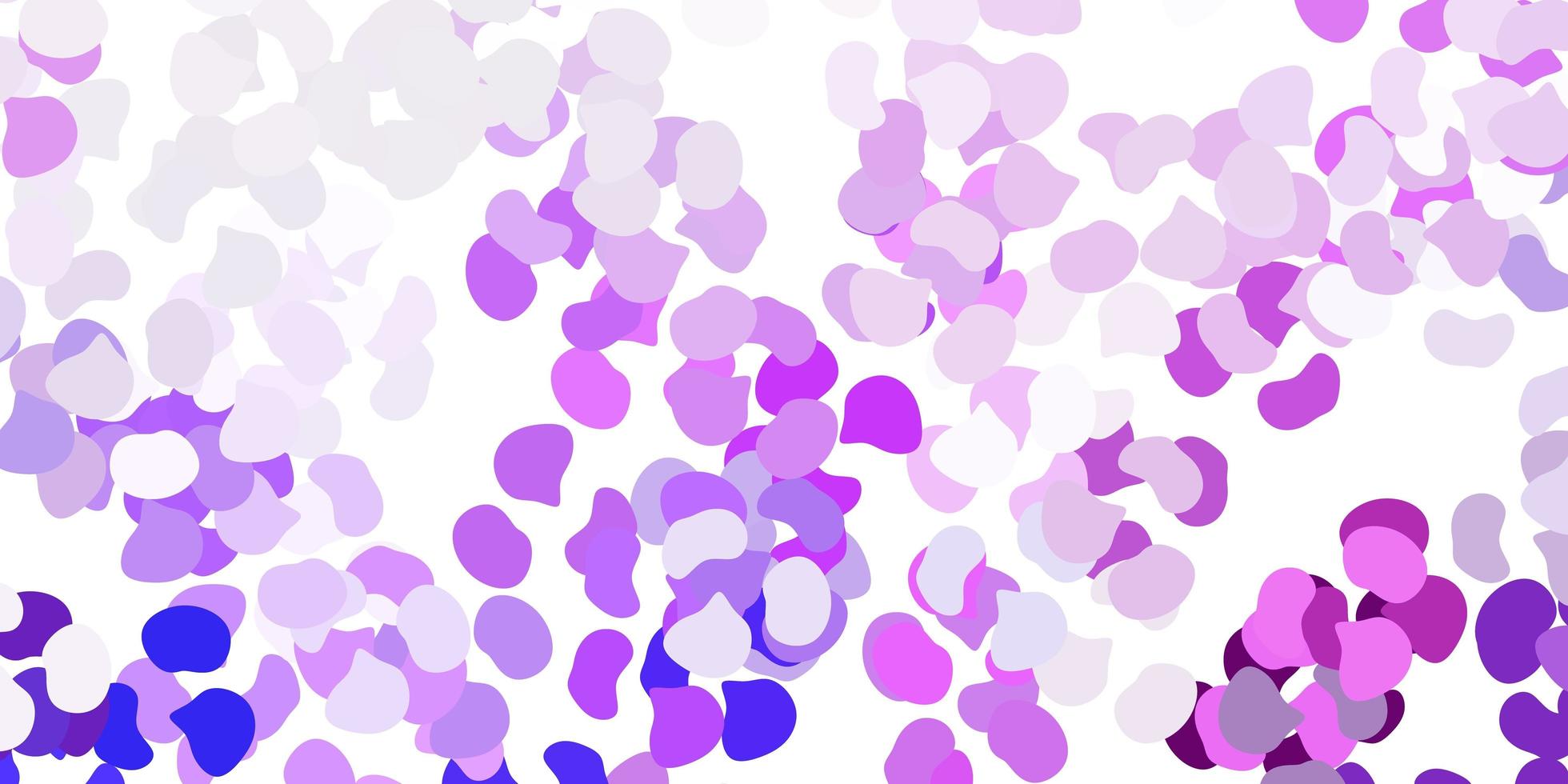 Light purple vector pattern with abstract shapes