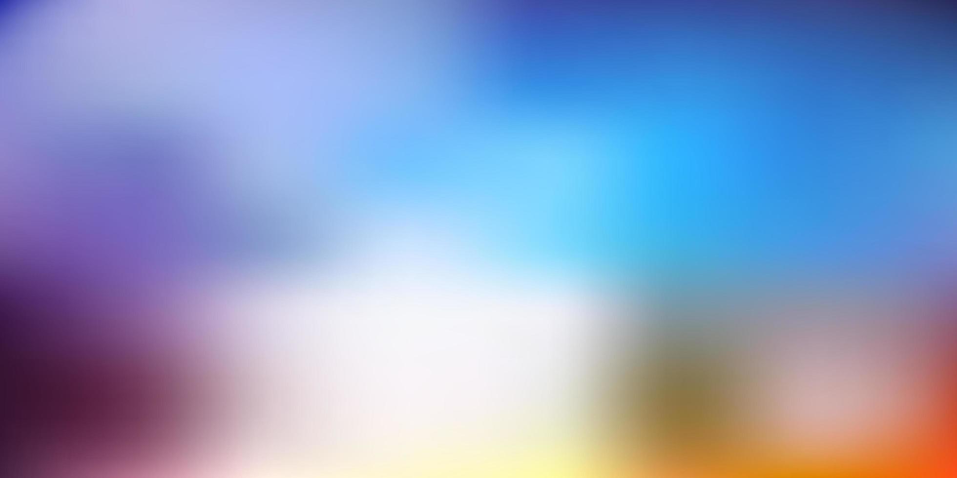 Light blue red vector blurred pattern