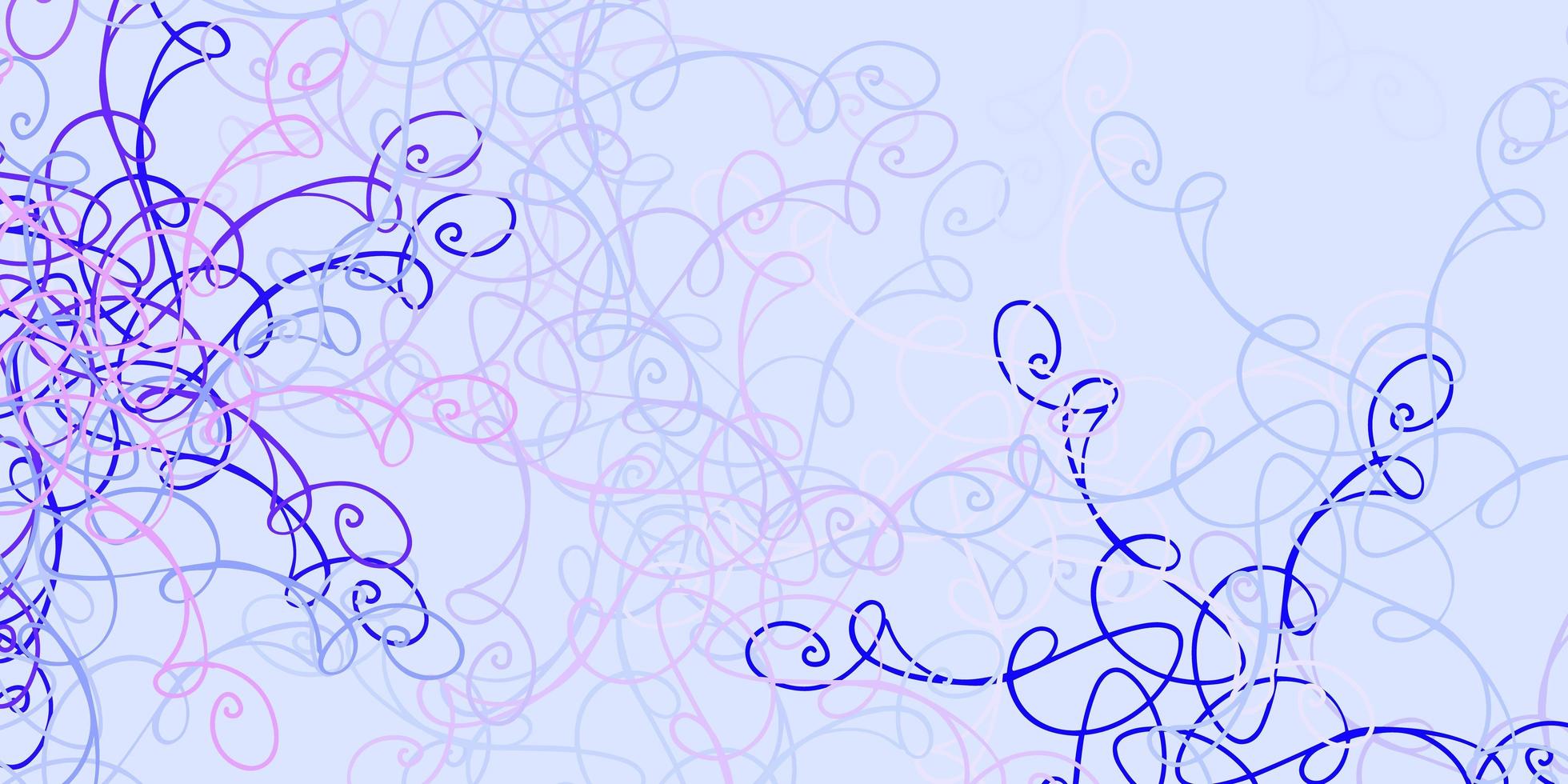 Light Purple vector template with curved lines