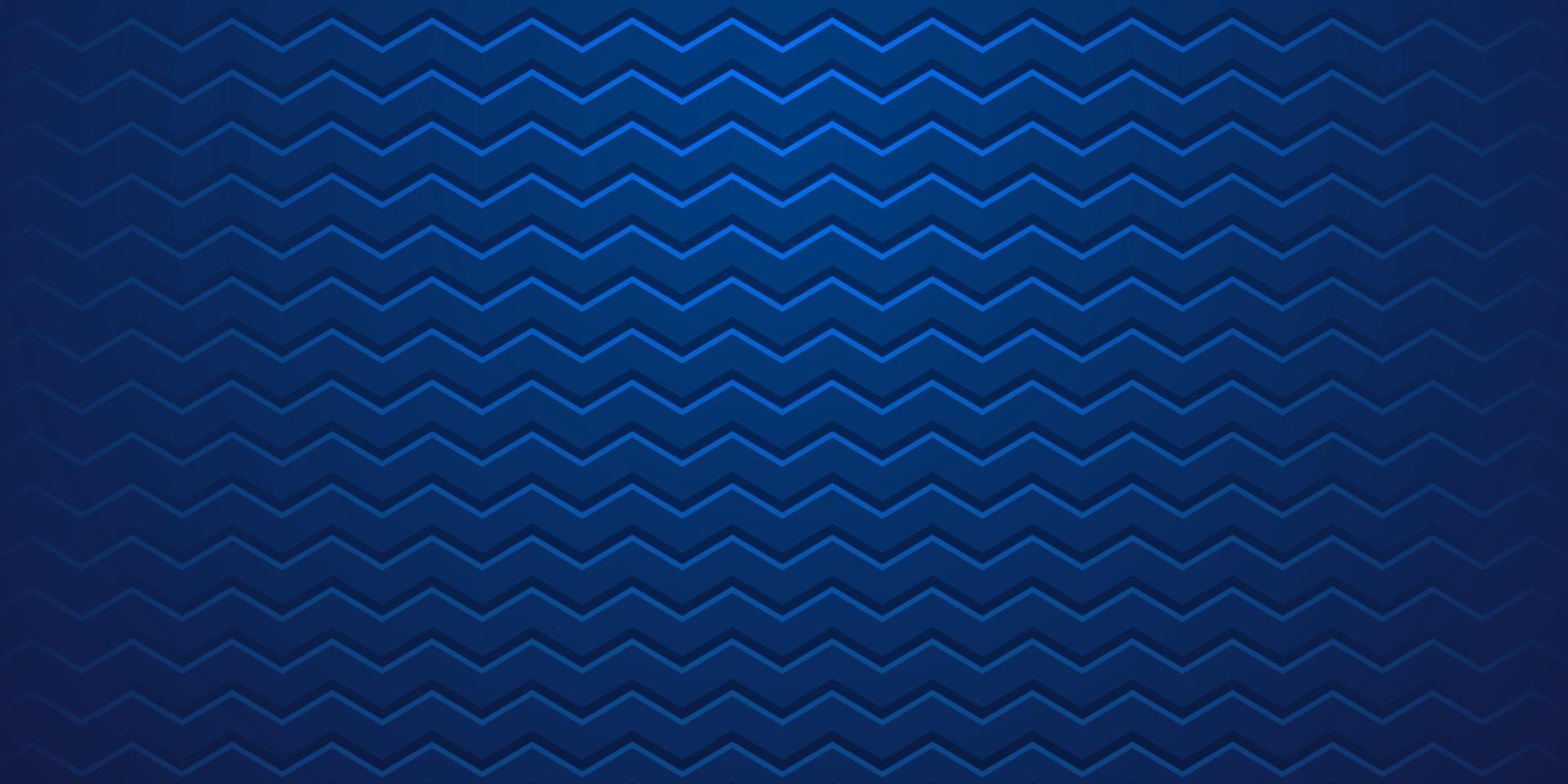 Abstract seamless zig zag line pattern on dark blue background with