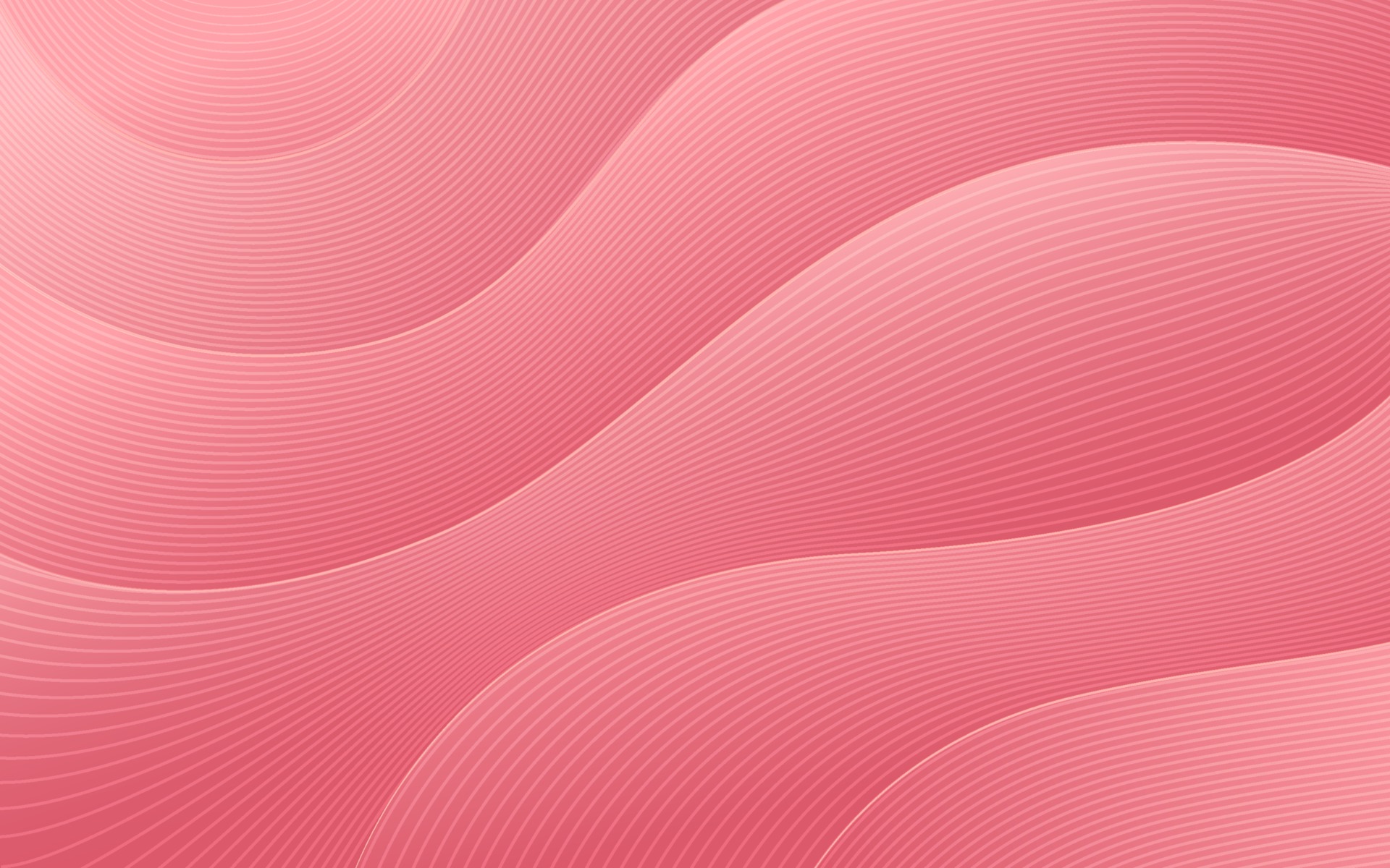 Abstract light red gradient wave shape background with lines texture