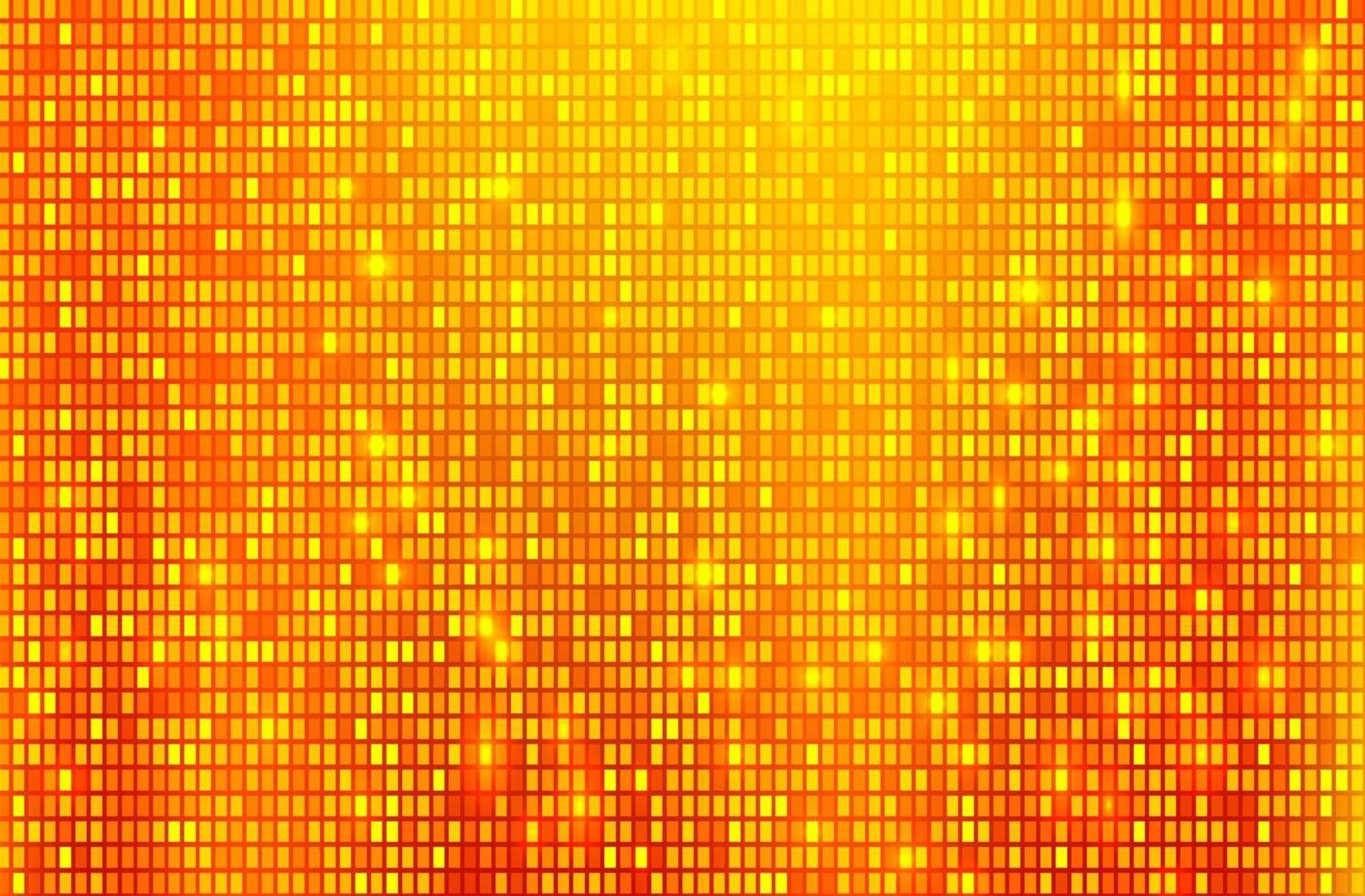 Abstract pattern rectangle yellow and orange color on background. Disco ball party pattern design. You can use for cover, poster, banner web, flyer, Landing page, Print ad. Vector illustration