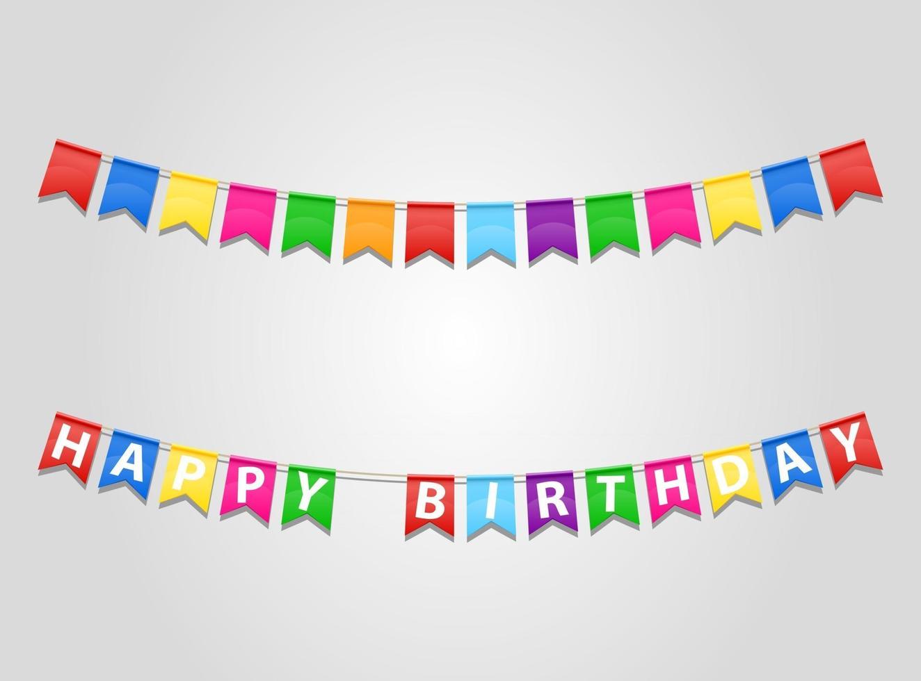 happy birthday inscription text stock vector illustration isolated on white background