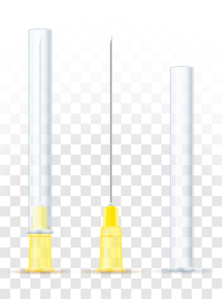 medical needle for syringe for injection stock vector illustration isolated on white background