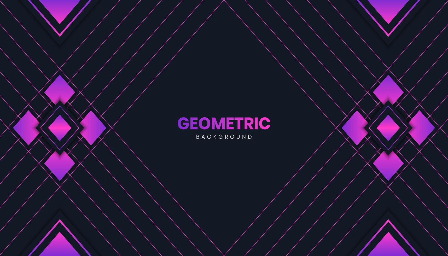 Geometric Background in Pink shapes vector