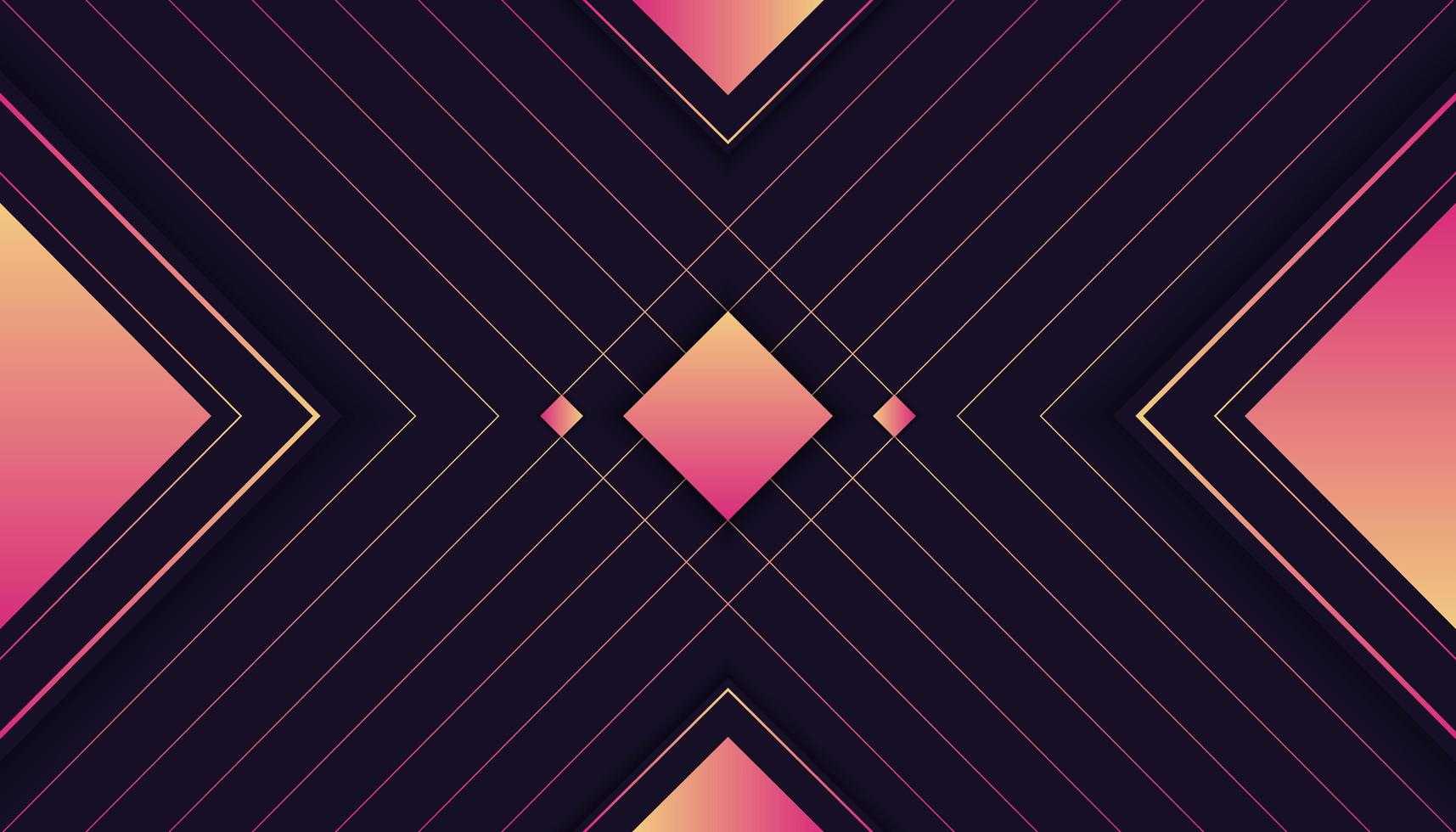 Elegant Gradient Geometric Background vector