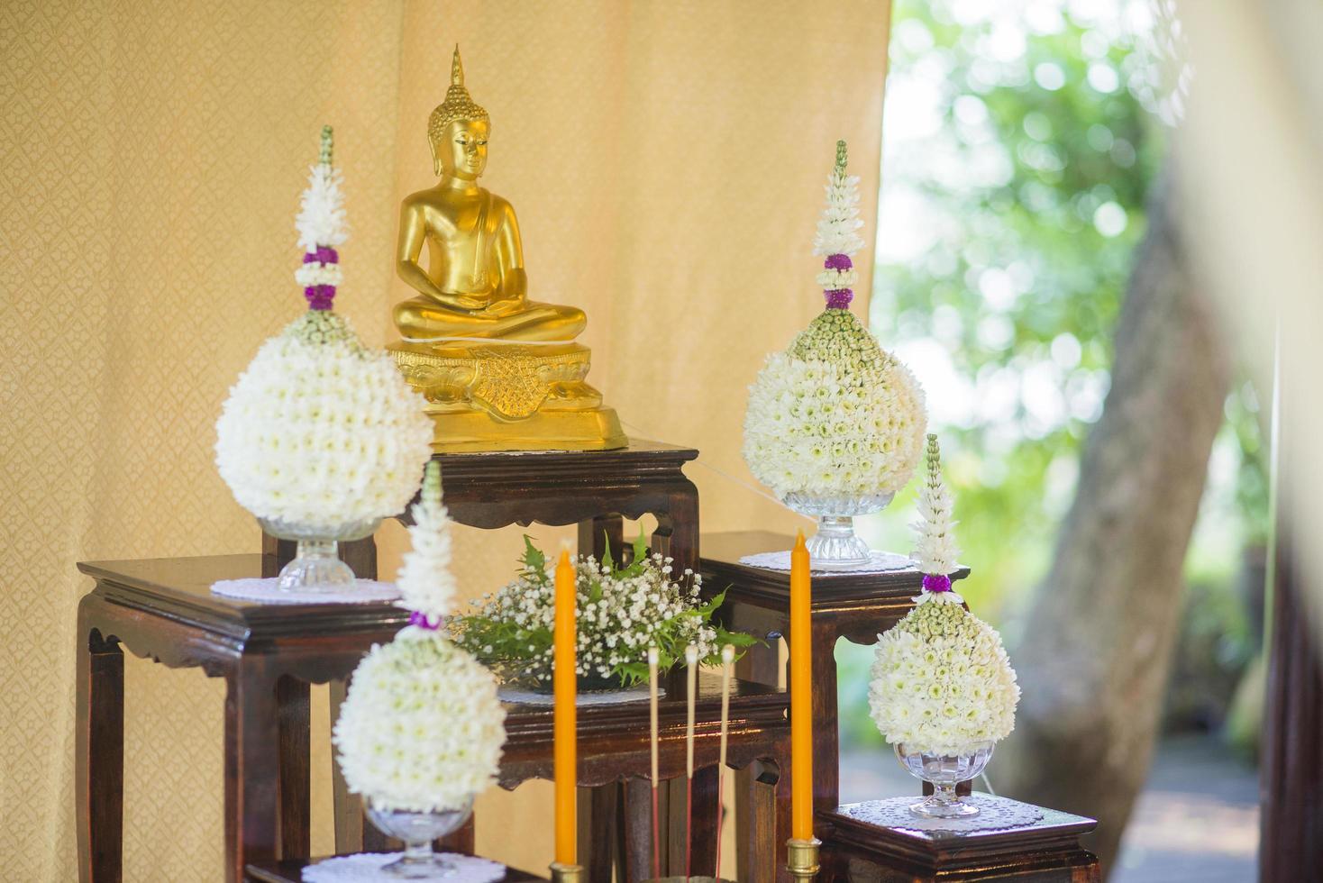 Thai wedding decoration photo