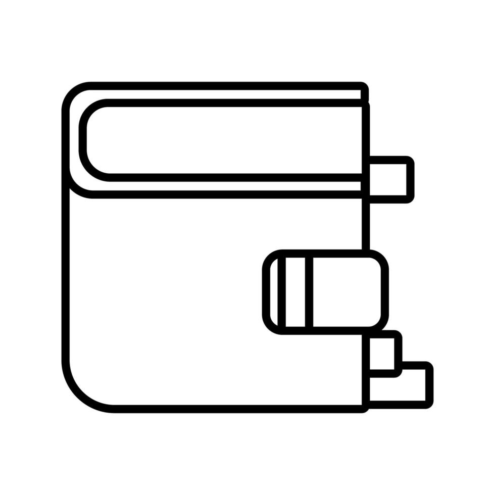 directory book line style icon vector
