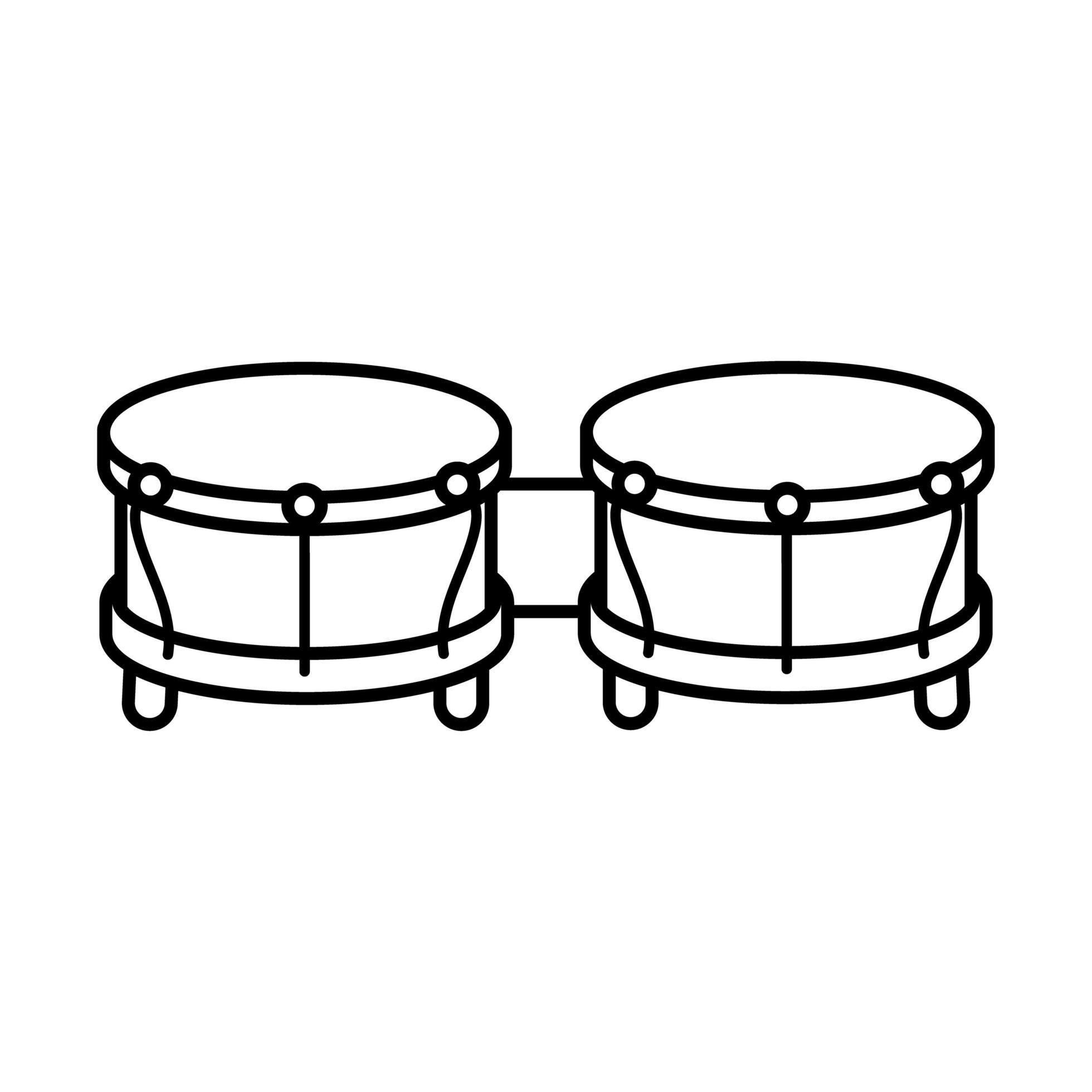 timpani musical instrument line style icon 2599788 Vector Art at Vecteezy