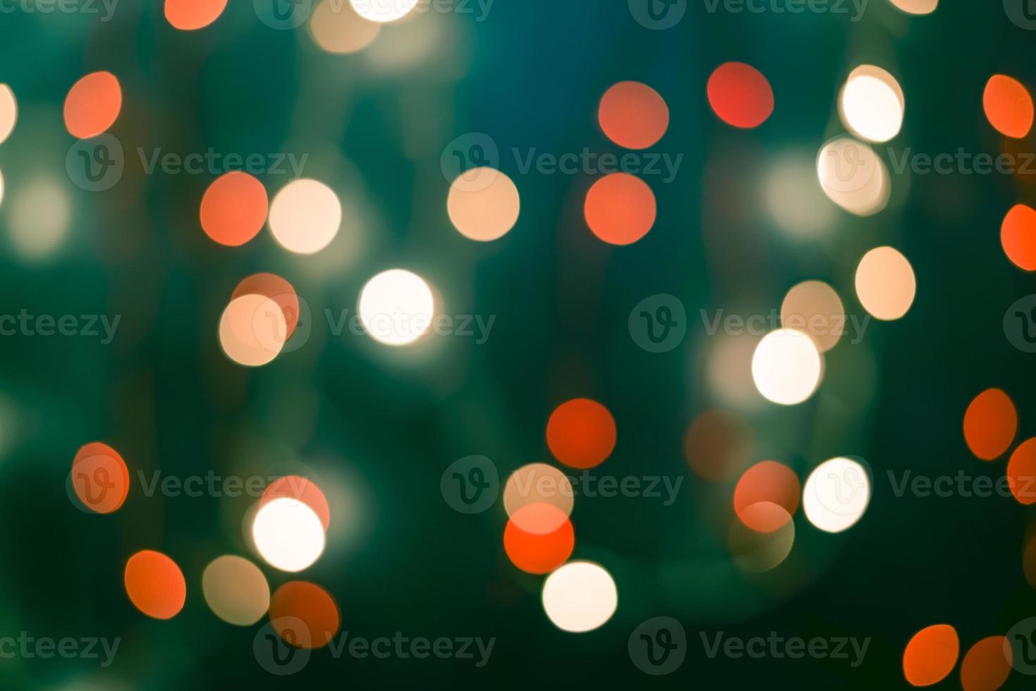 Christmas and Happy New Year defocused abstract background photo