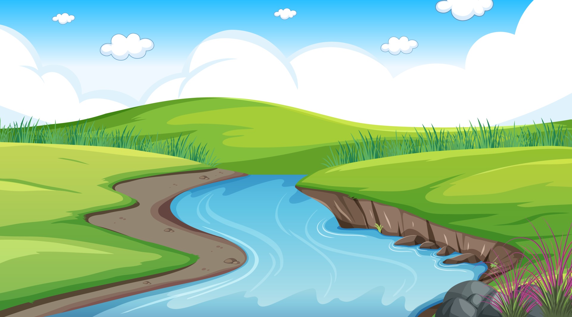 Long Landscape Vector Art, Icons, and Graphics for Free Download