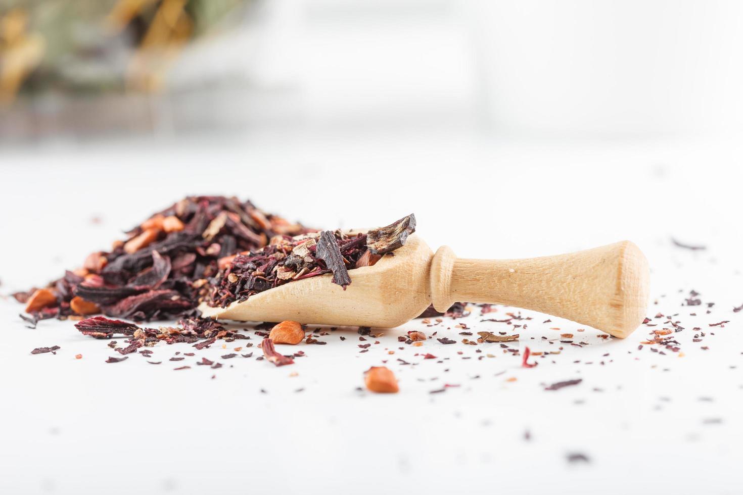 té aromático asiático hierbas buena salud y beneficios mentales foto