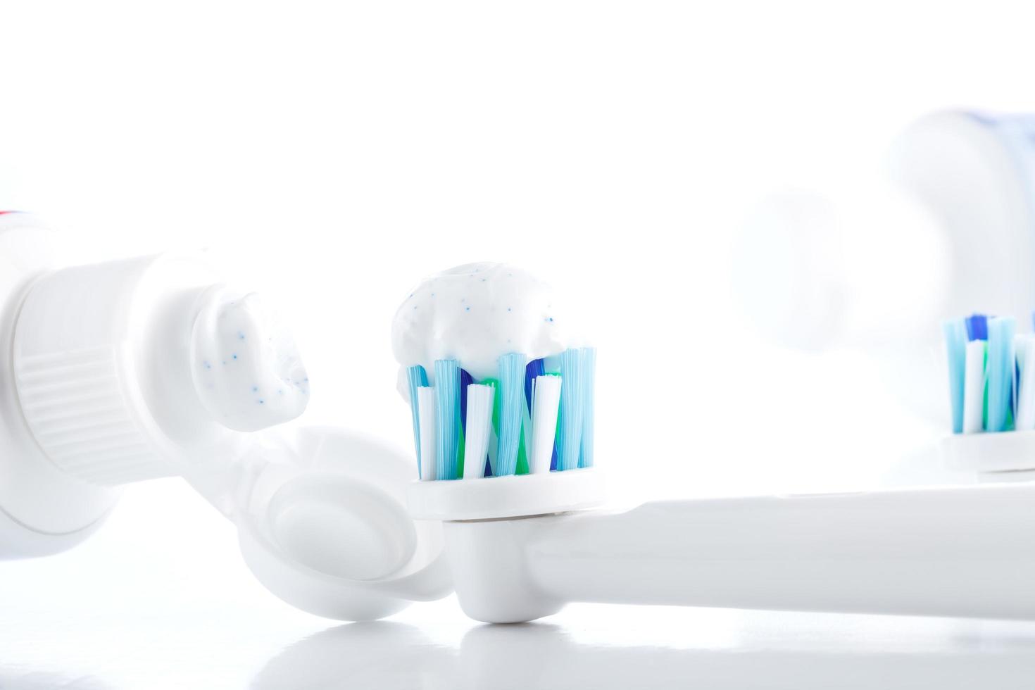 Oral hygiene, tooth brush, tooth paste professional dental care photo