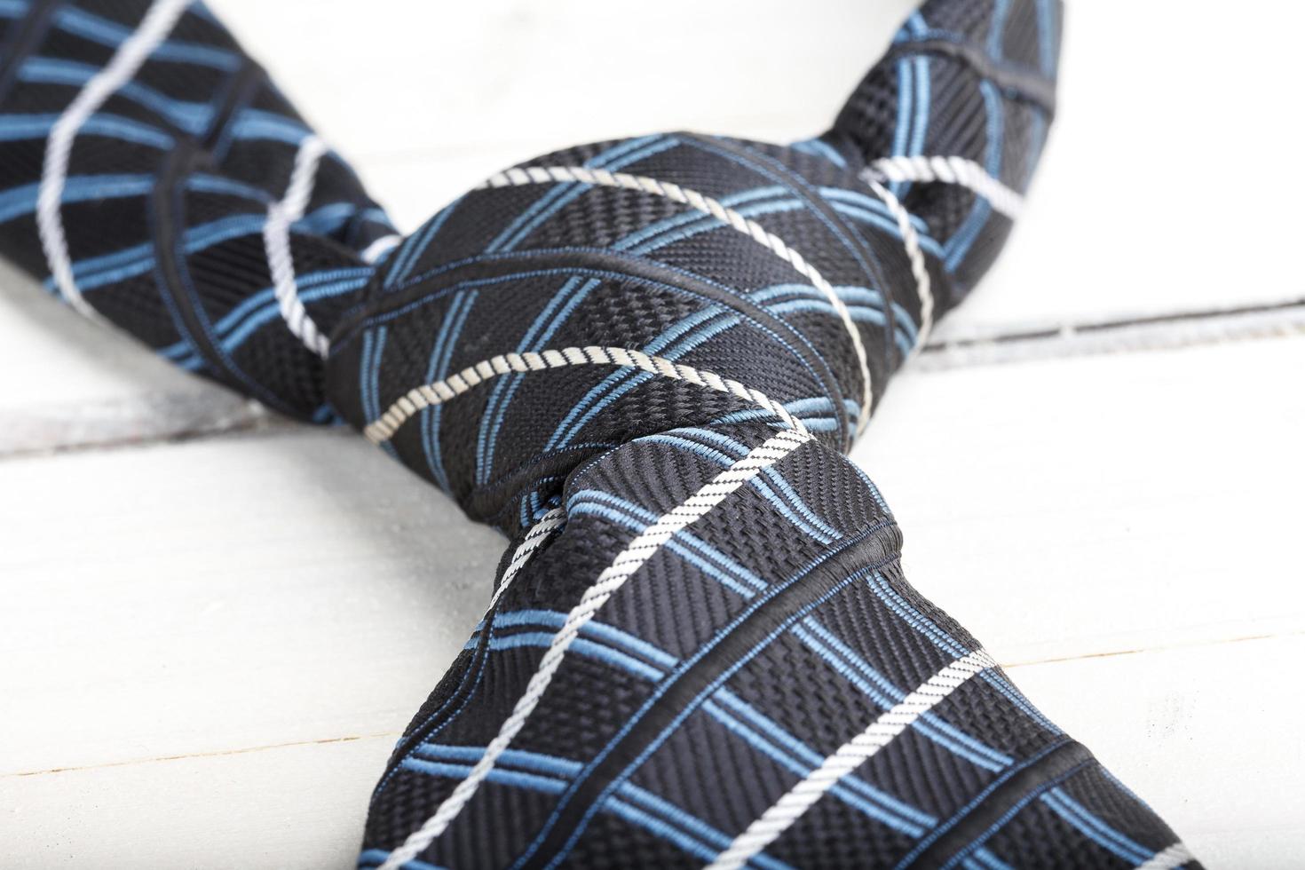 Blue stripped ties, modern wardrobe accessories photo