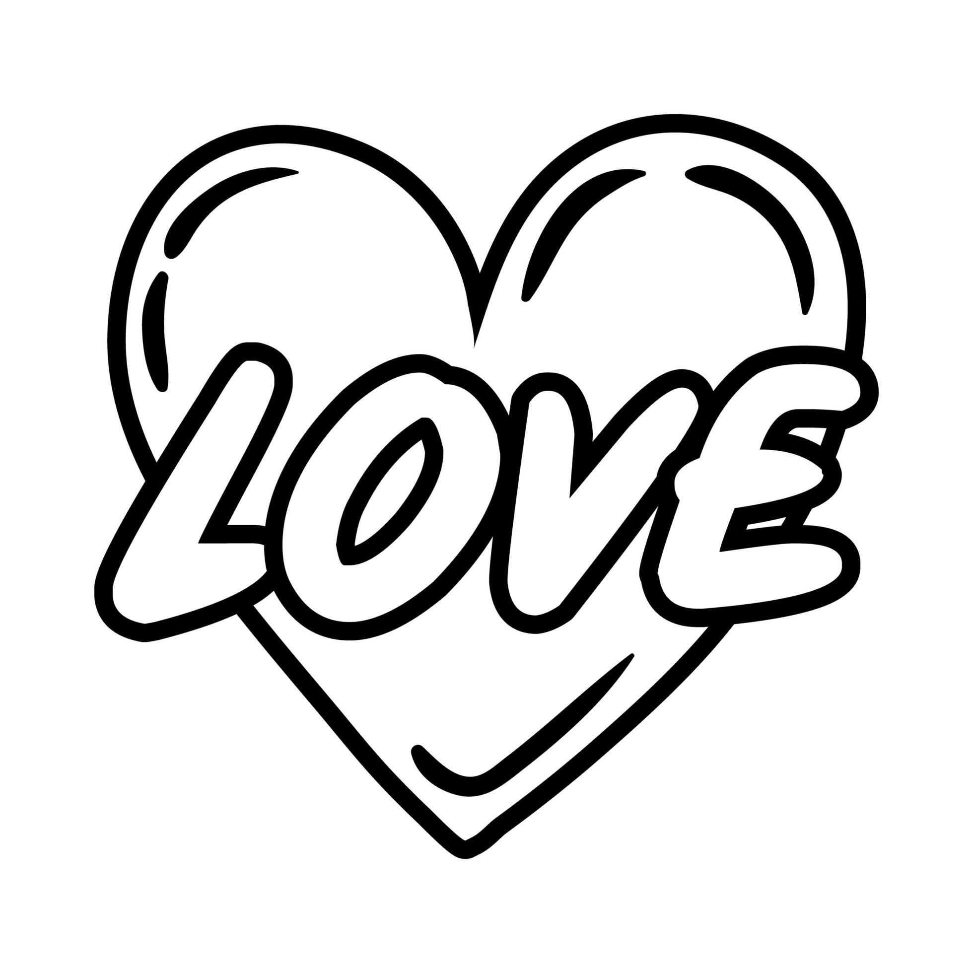 Heart With Love Word Pop Art Line Style 2601793 Vector Art At Vecteezy Heart With Love Word Pop Art Line Style 2601793 Vector Art At Vecteezy